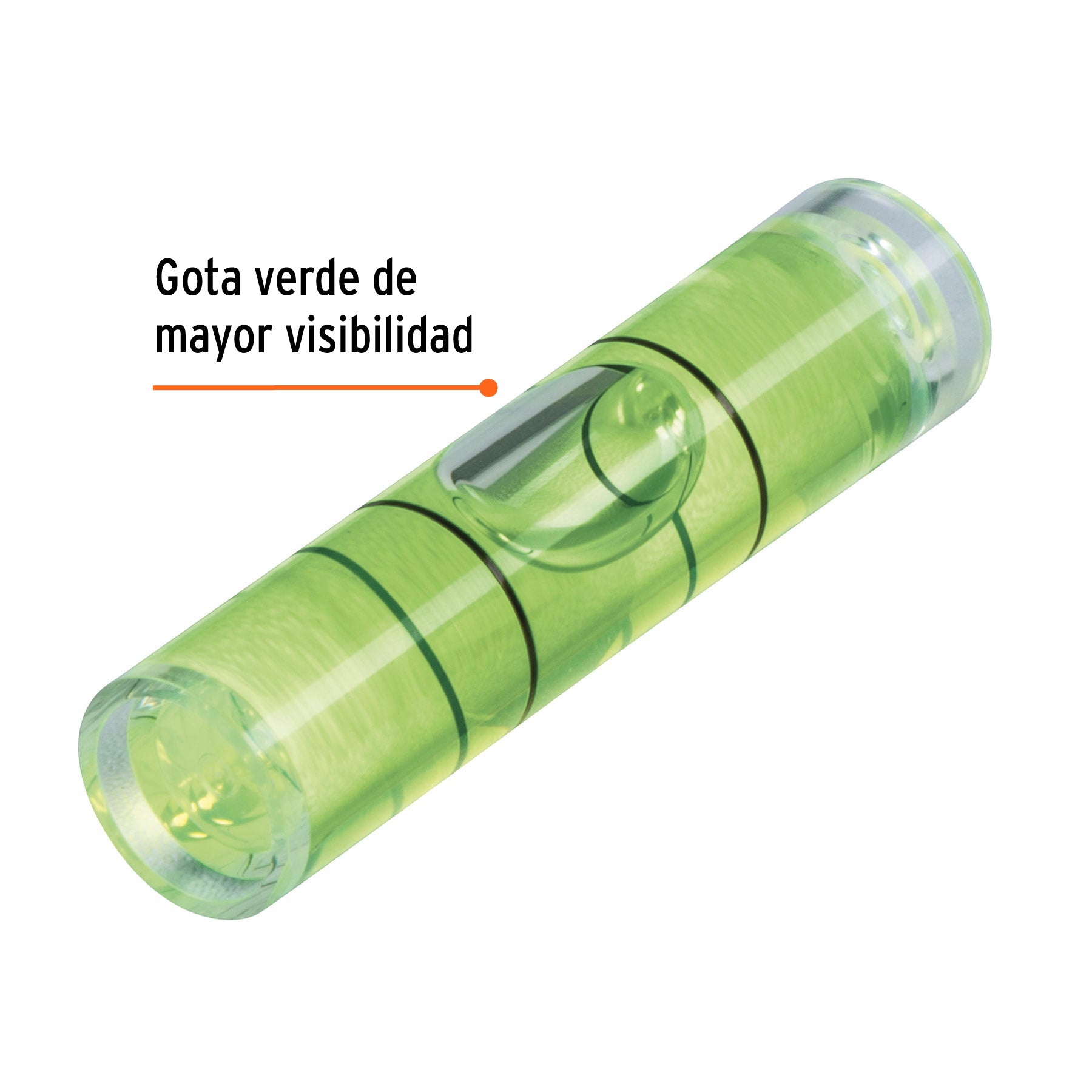 Gota verde de acrílico de repuesto para nivel, TRUPER