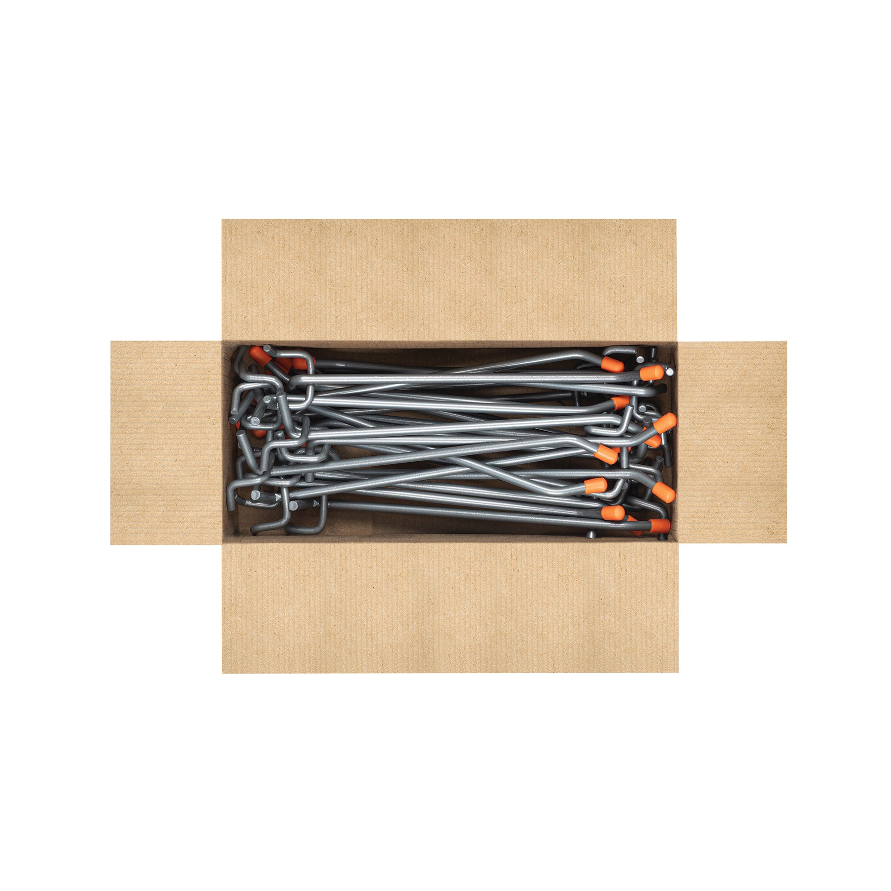 Gancho recto de 6" para perfocel y panel ranurado, TRUPER
