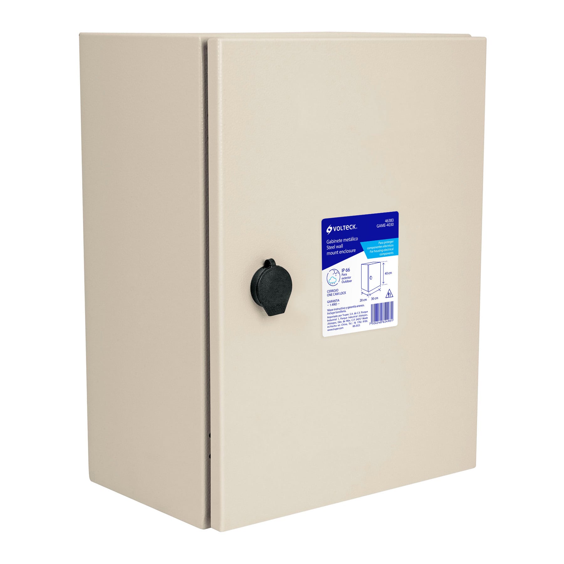 Gabinete metálico, 400 x 300 mm, VOLTECK