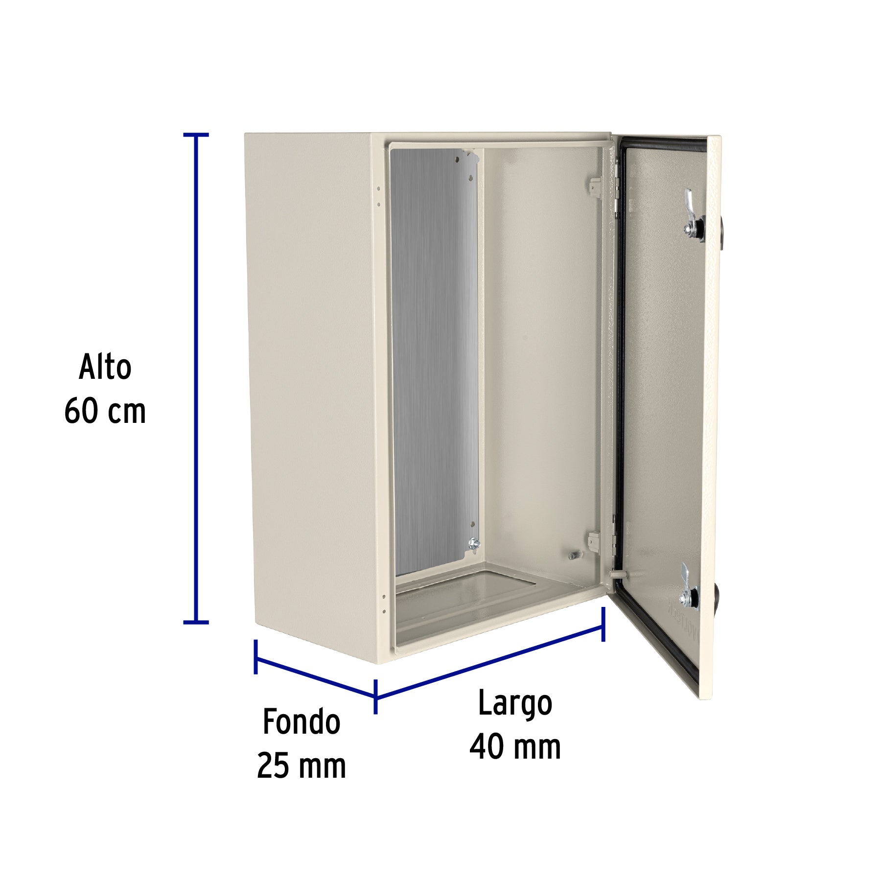 Gabinete metálico, 600 x 400 mm, VOLTECK