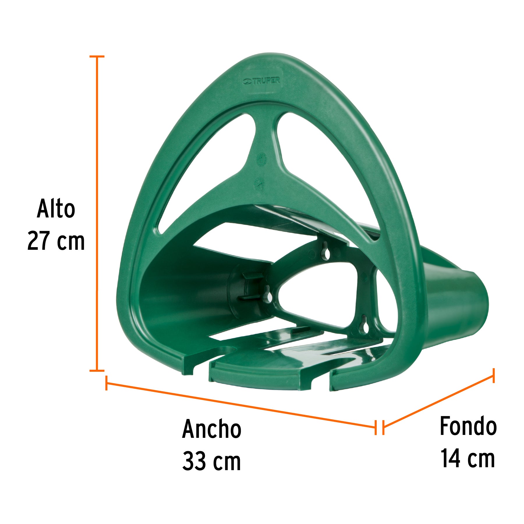 Portamanguera de plástico verde, TRUPER