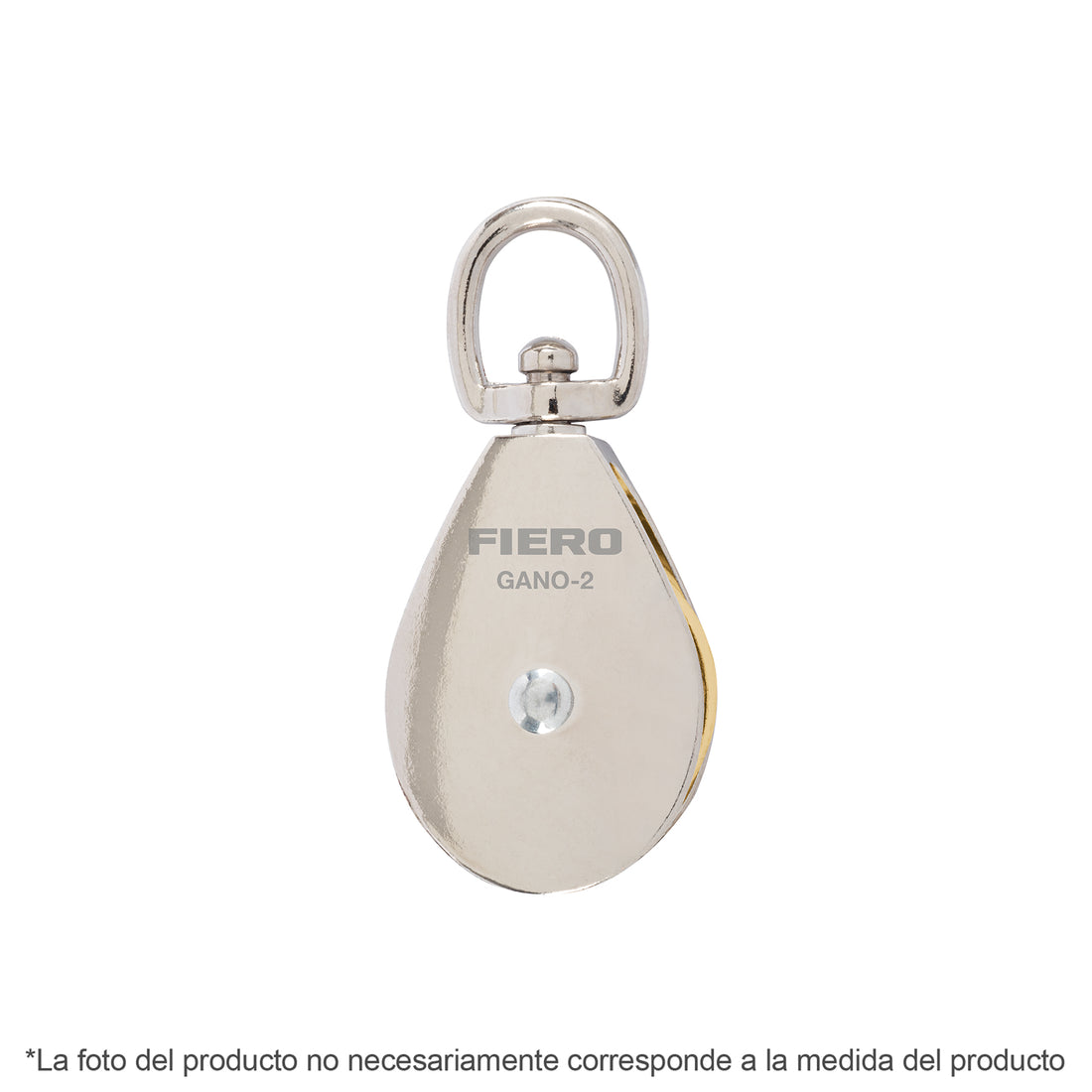 Garrucha metálica para noria de 1", FIERO