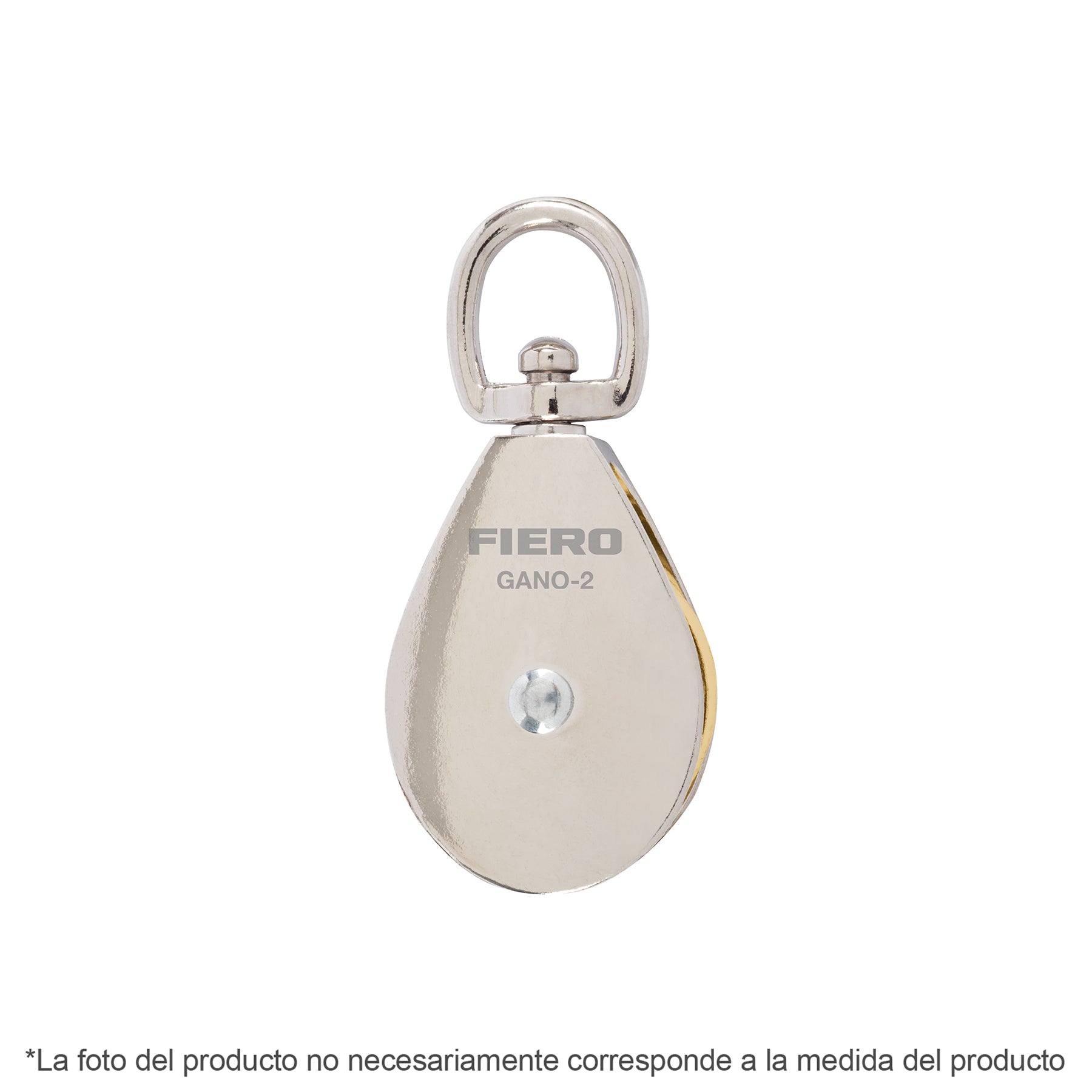 Garrucha metálica para noria de 1", FIERO