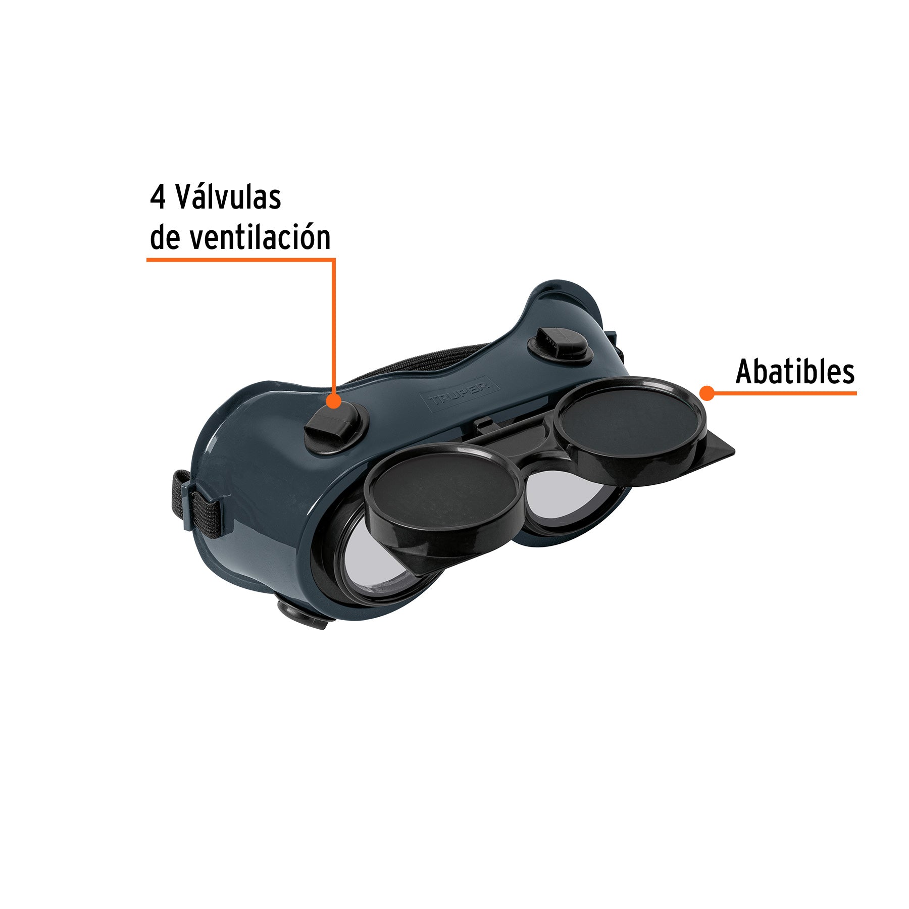 Gafas para soldadura con oxiacetileno, sombra 6, TRUPER