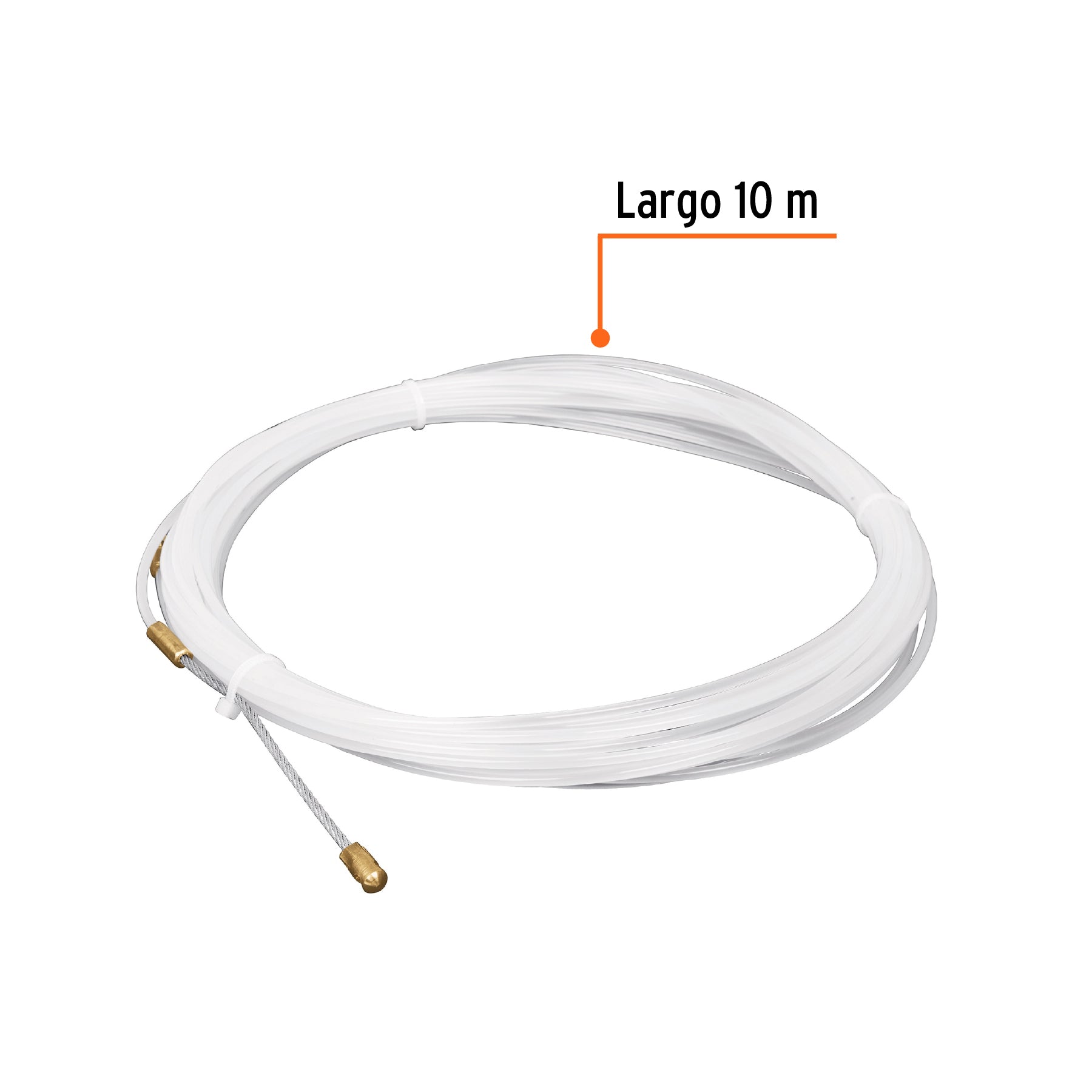 Guía de nylon de 10 m para cable, TRUPER
