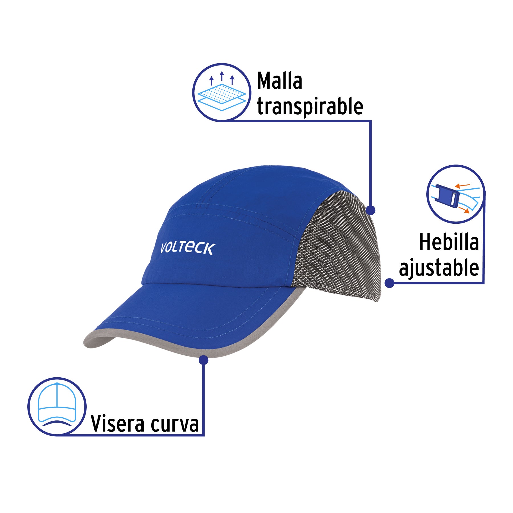 Gorra unitalla, VOLTECK