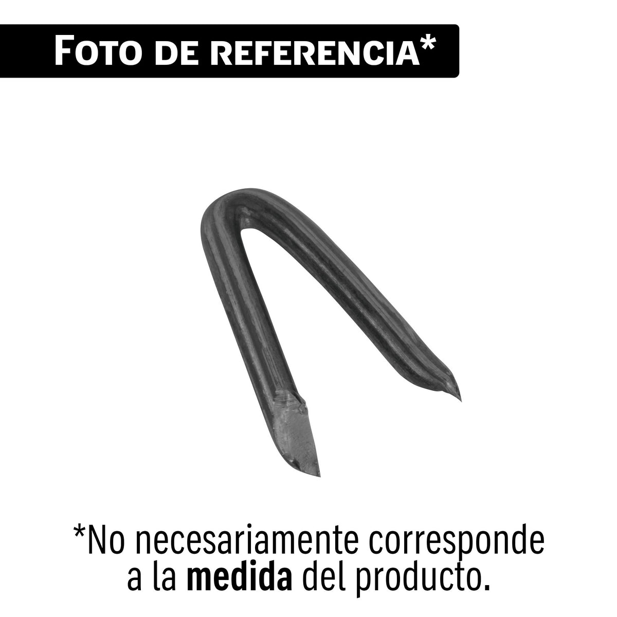 Bolsa con 1 kg de grapas 1-1/4" negras p/alambre de púas