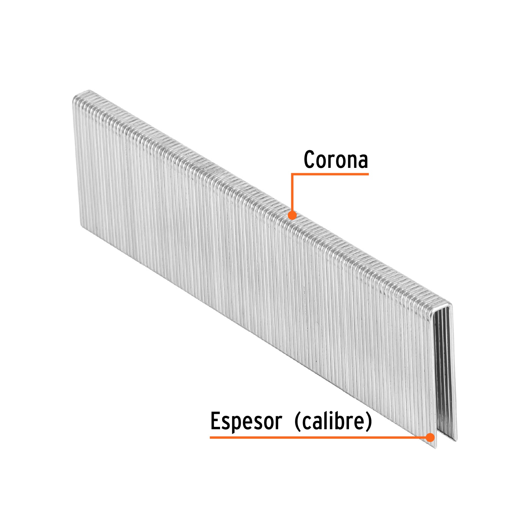 Caja con 5000 grapas corona 1/4" calibre 18, 32mm p/ENNE-120
