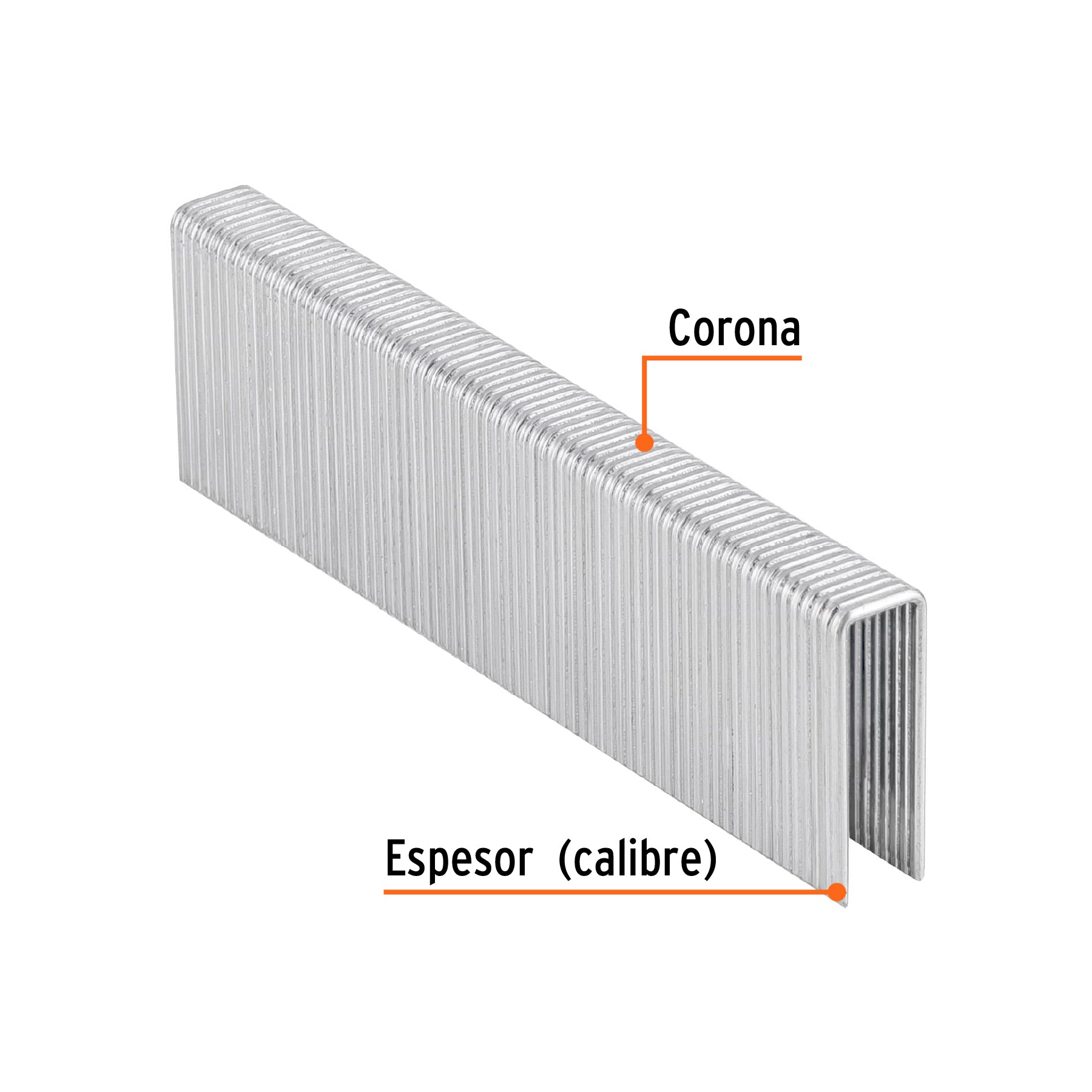 Caja con 1000 grapas corona 7/16" cal. 16, 32mm p/ENNE-160