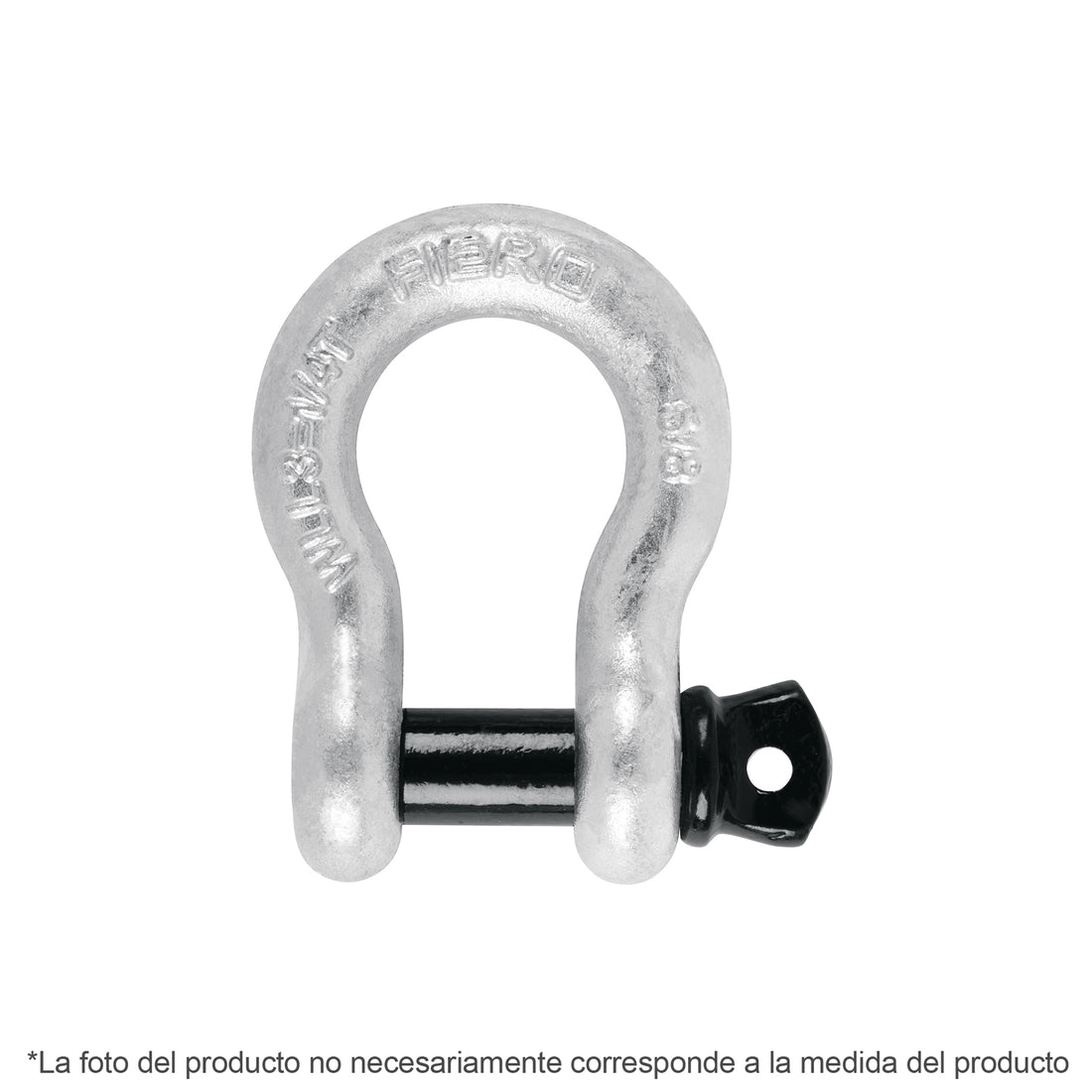 Grillete de acero forjado 1/4", FIERO