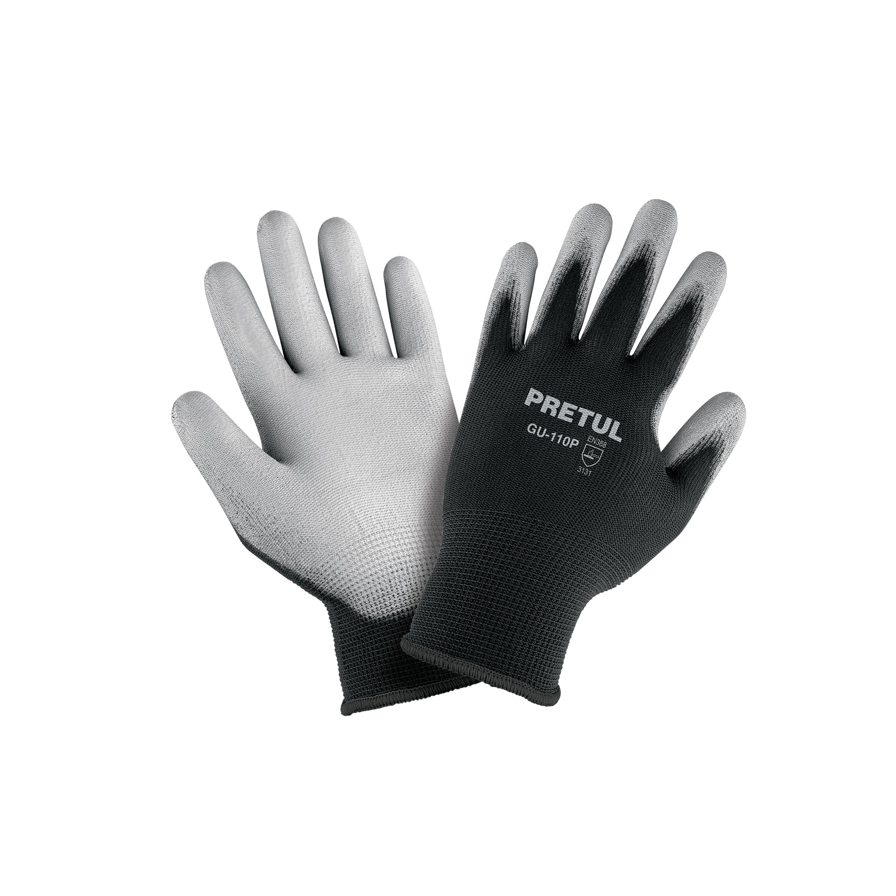 Guantes de nylon recubiertos de poliuretano, XCH, PRETUL