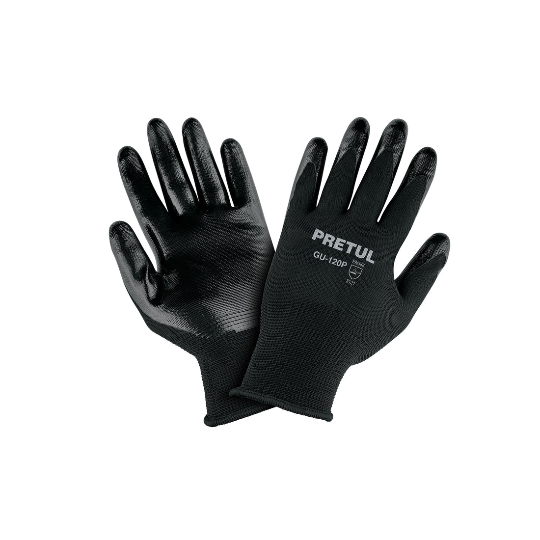 Guantes de nylon recubiertos de nitrilo, XCH, PRETUL