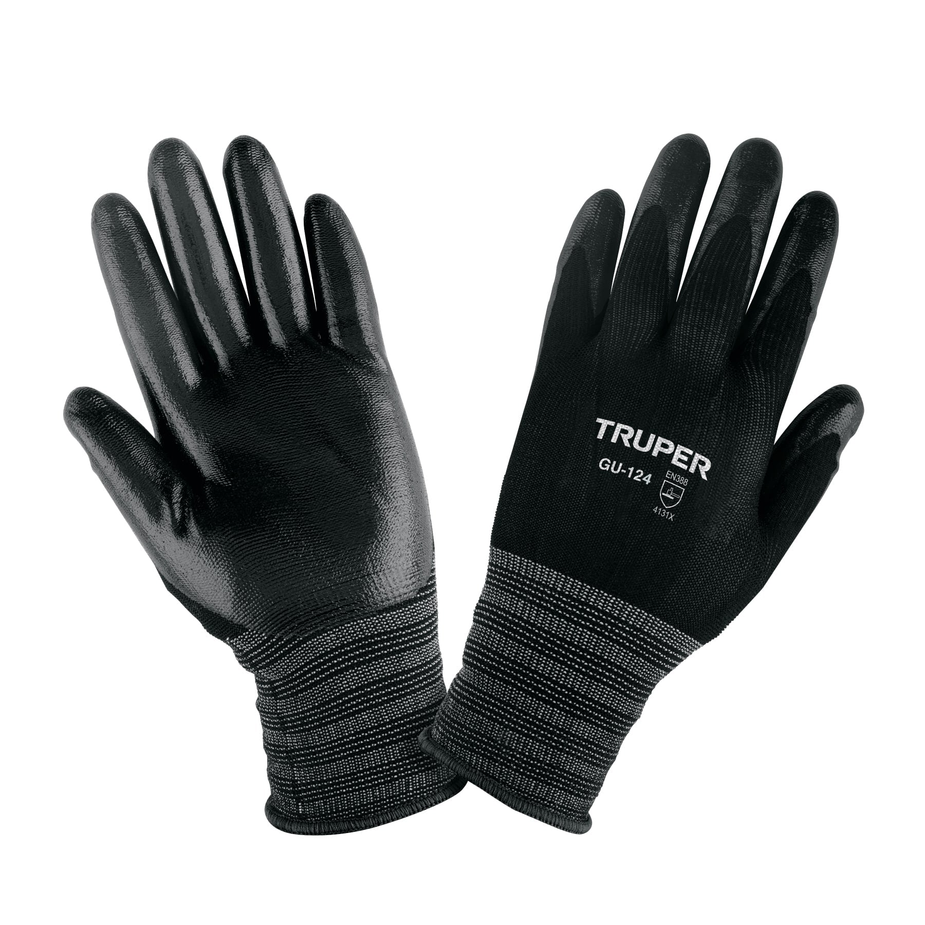 Guantes de nylon recubiertos de nitrilo, XG, TRUPER