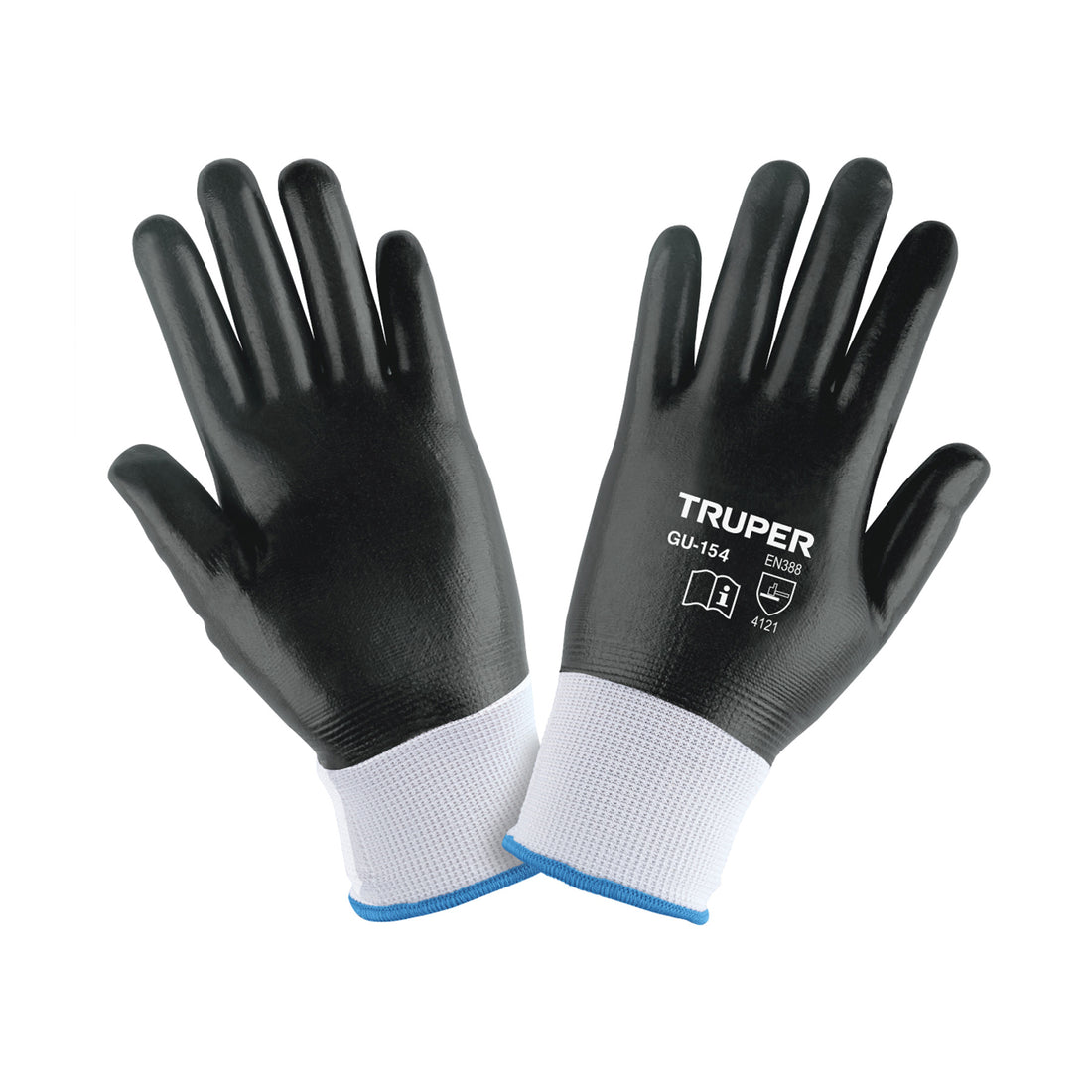 Guantes de poliéster con recubrimiento de nitrilo, XG TRUPER