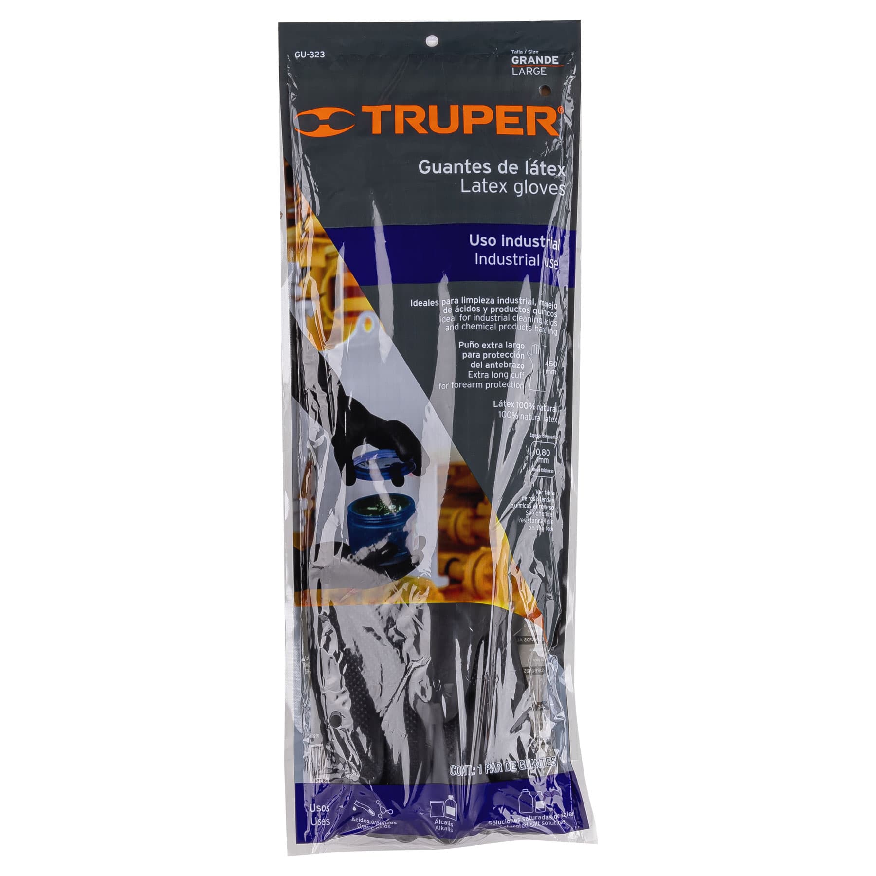 Guantes de látex industriales, G, TRUPER