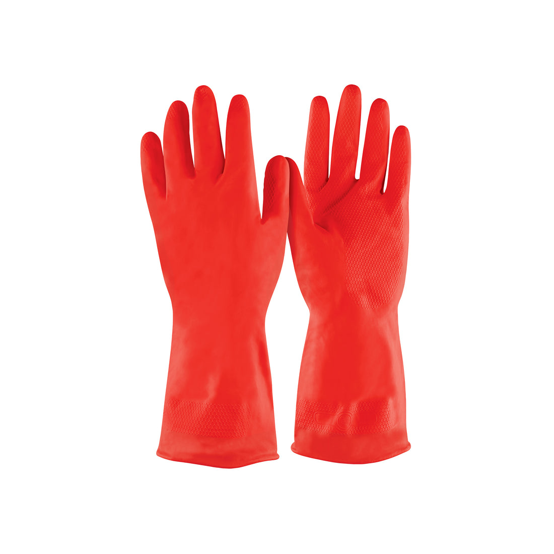 Guantes de látex para limpieza, rojos, EG, PRETUL