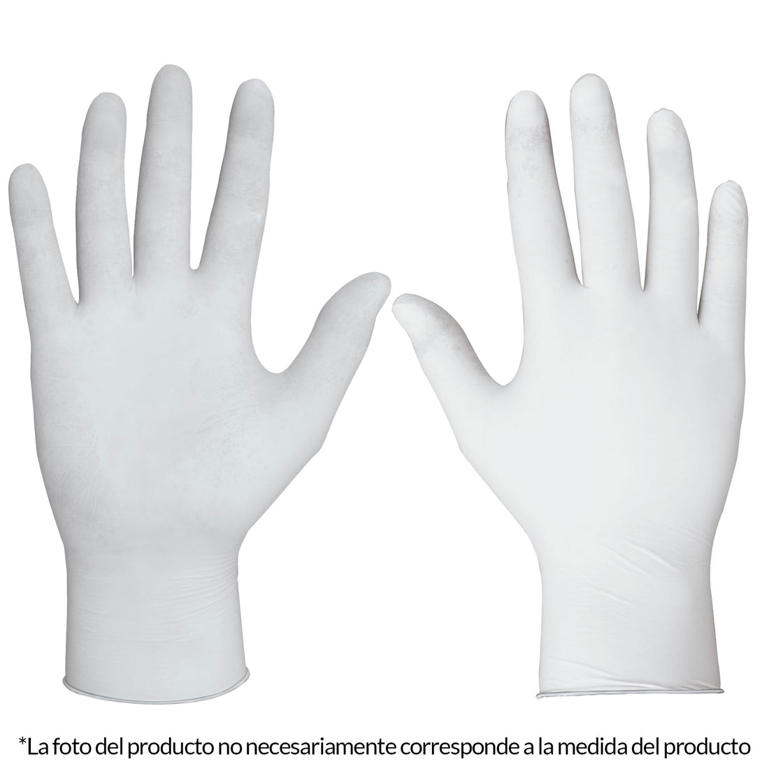 Guantes de látex, desechable, mediano, bolsa 10 piezas