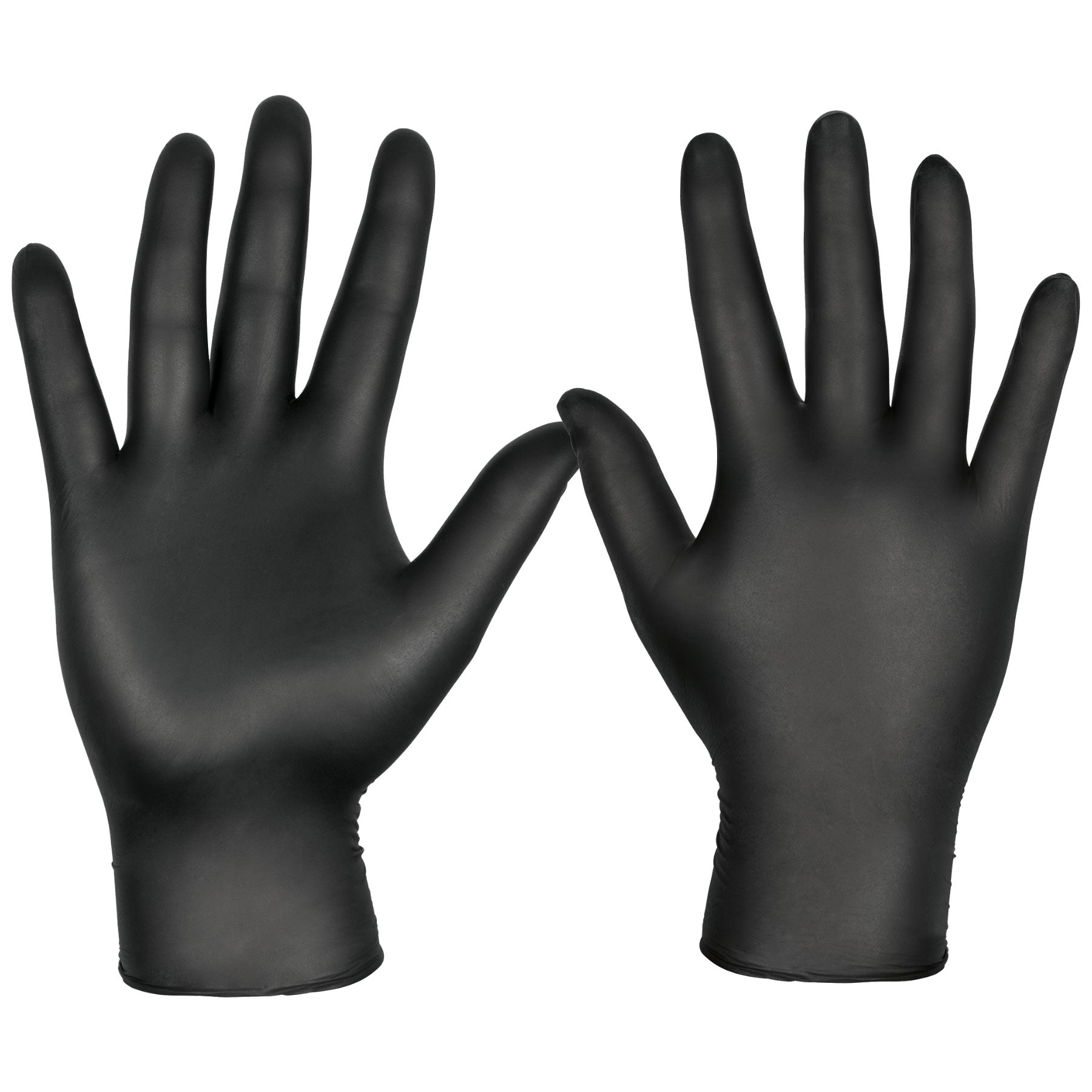 Guantes de nitrilo, desechable, negro, XL, caja 100 pzas.