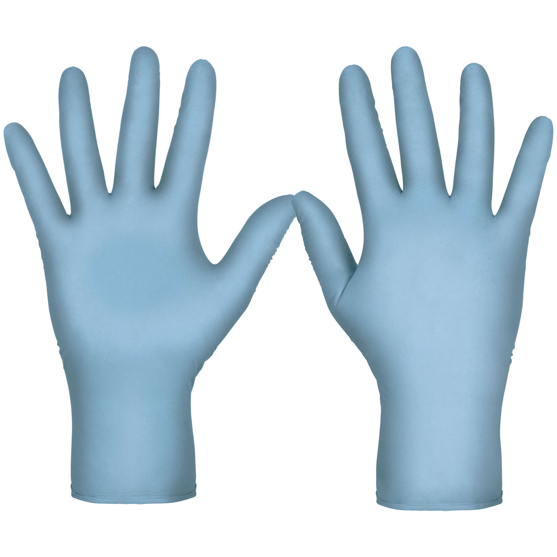 Guantes de nitrilo, desechable, azul, mediano, bolsa 10 pzas