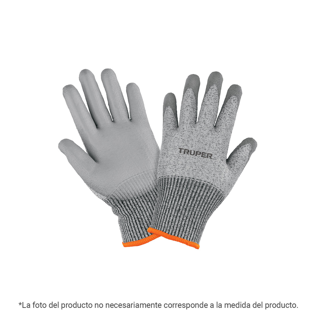 Guante Anticorte NV5 recubrimiento de poliuretano, M, TRUPER