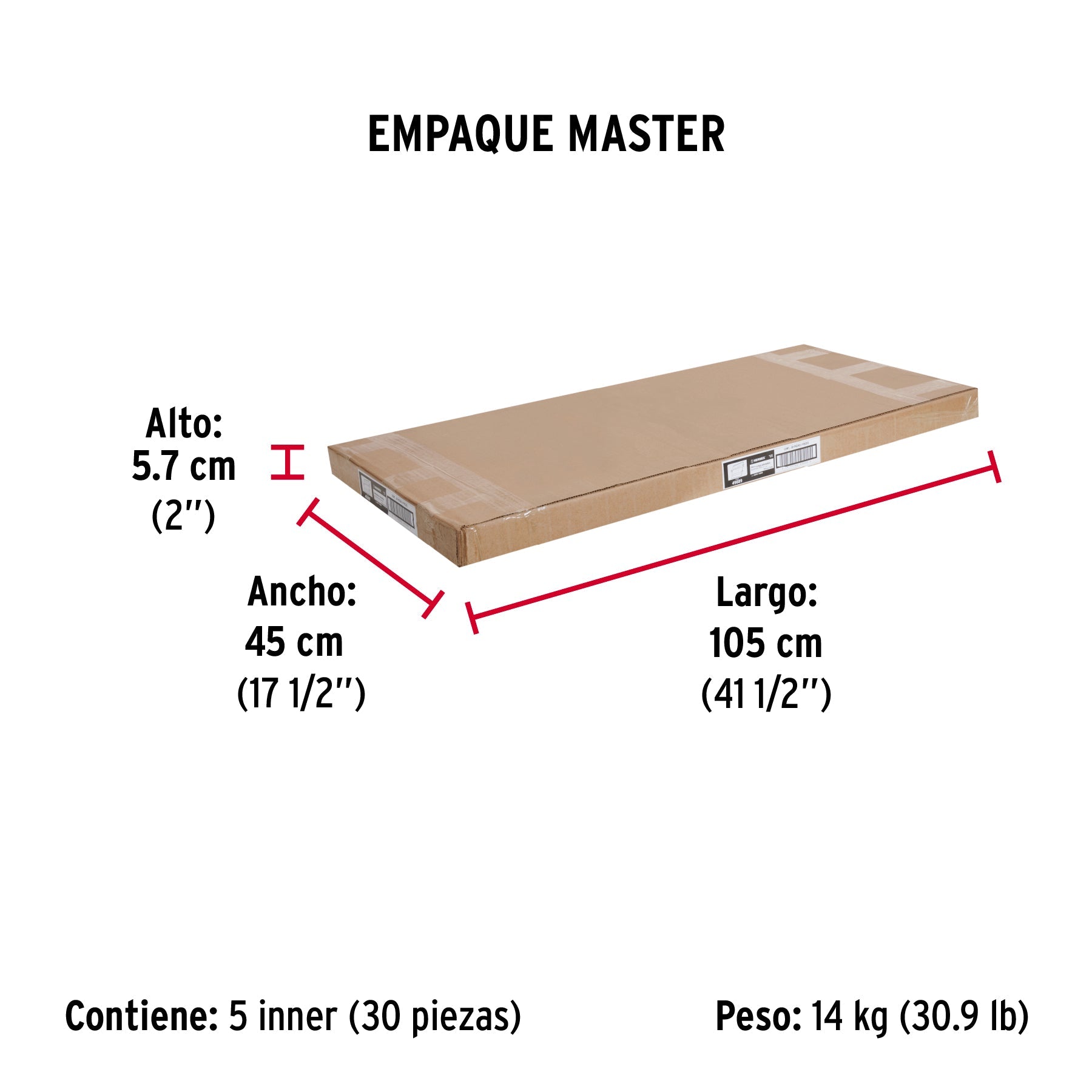 Guardapolvo automático 100 cm blanco, HERMEX - Empaque