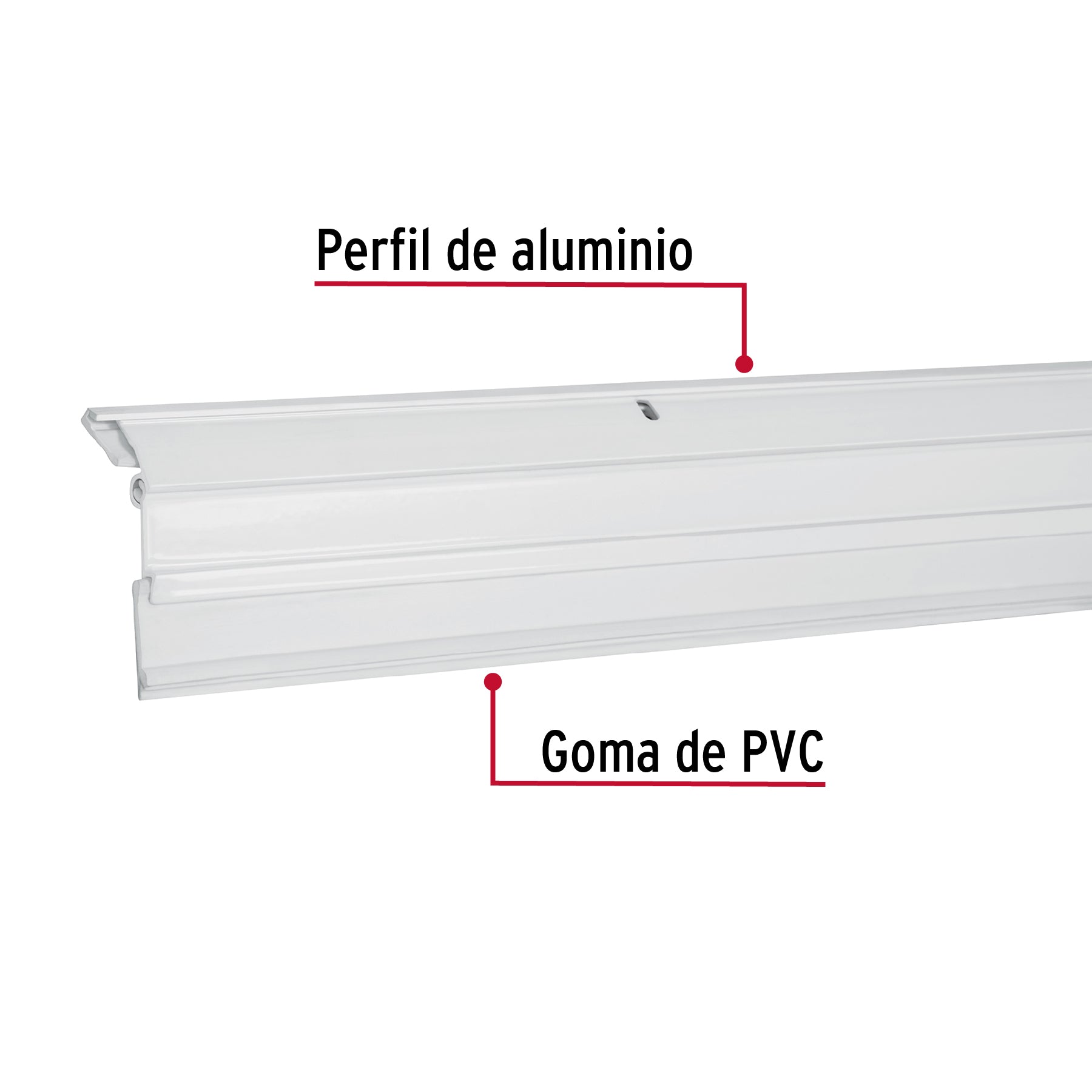 Guardapolvo automático 100 cm blanco, HERMEX