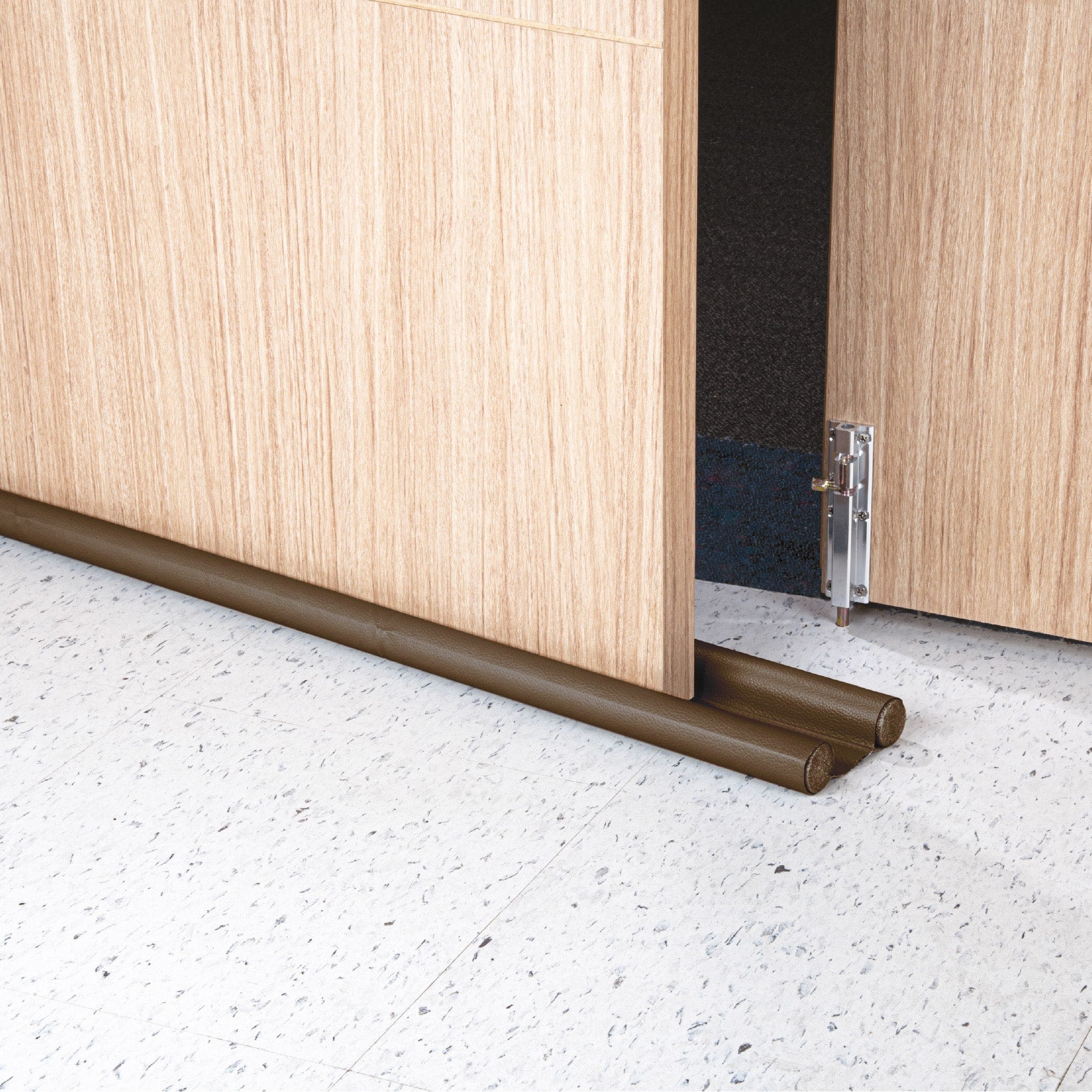Guardapolvo con funda 95 cm, café, HERMEX