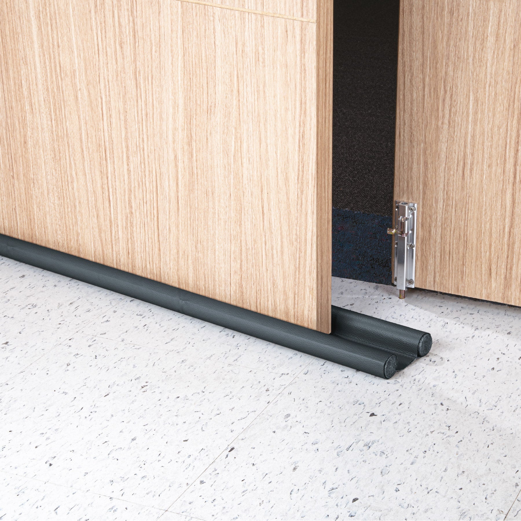Guardapolvo con funda 95 cm, negro, HERMEX