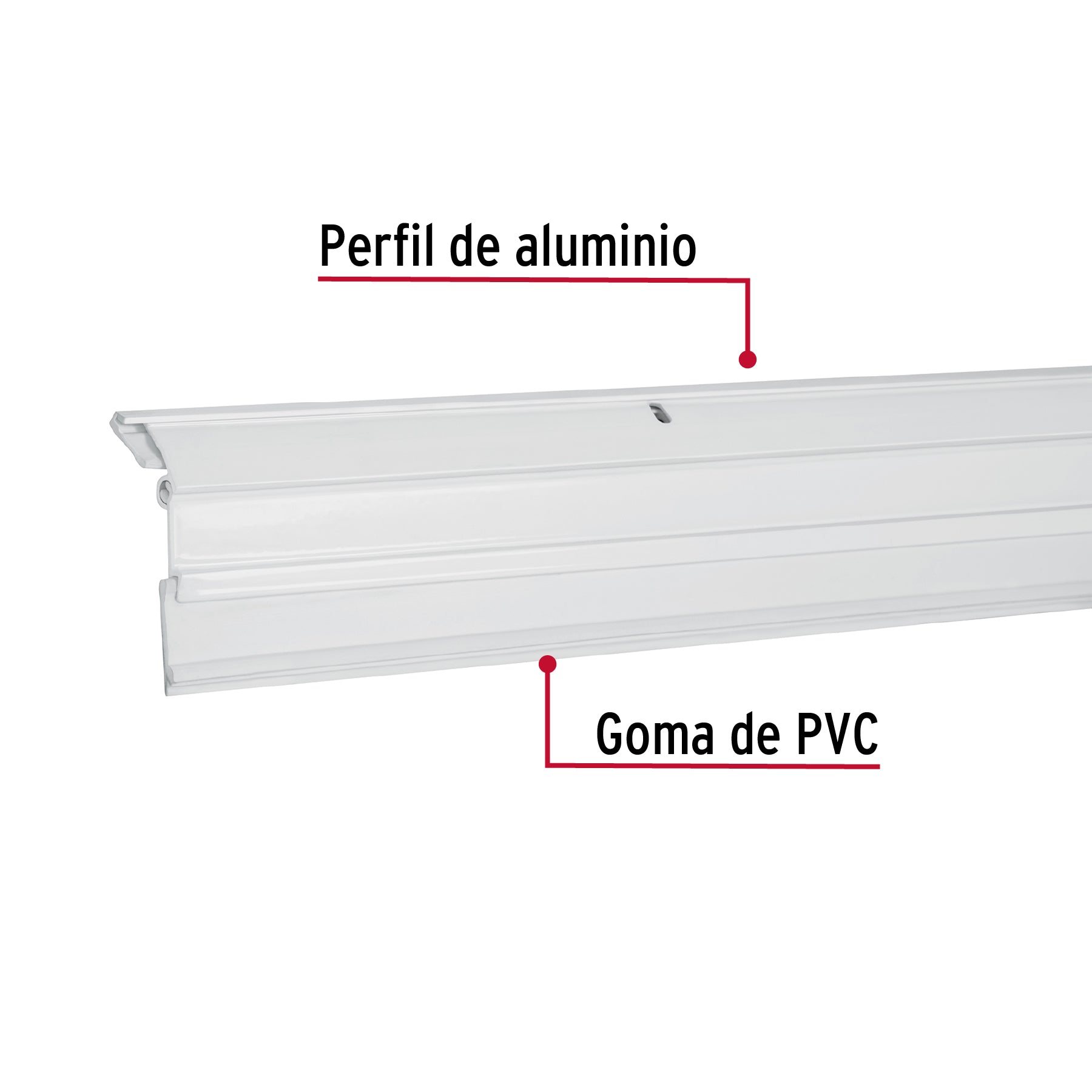 Guardapolvo automático 90 cm blanco, HERMEX