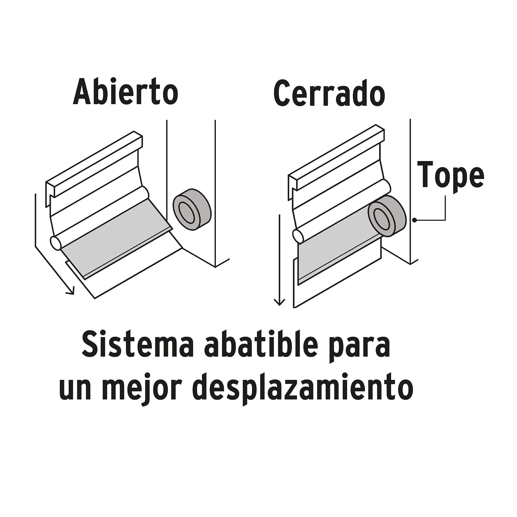 Guardapolvo automático 90 cm negro, HERMEX