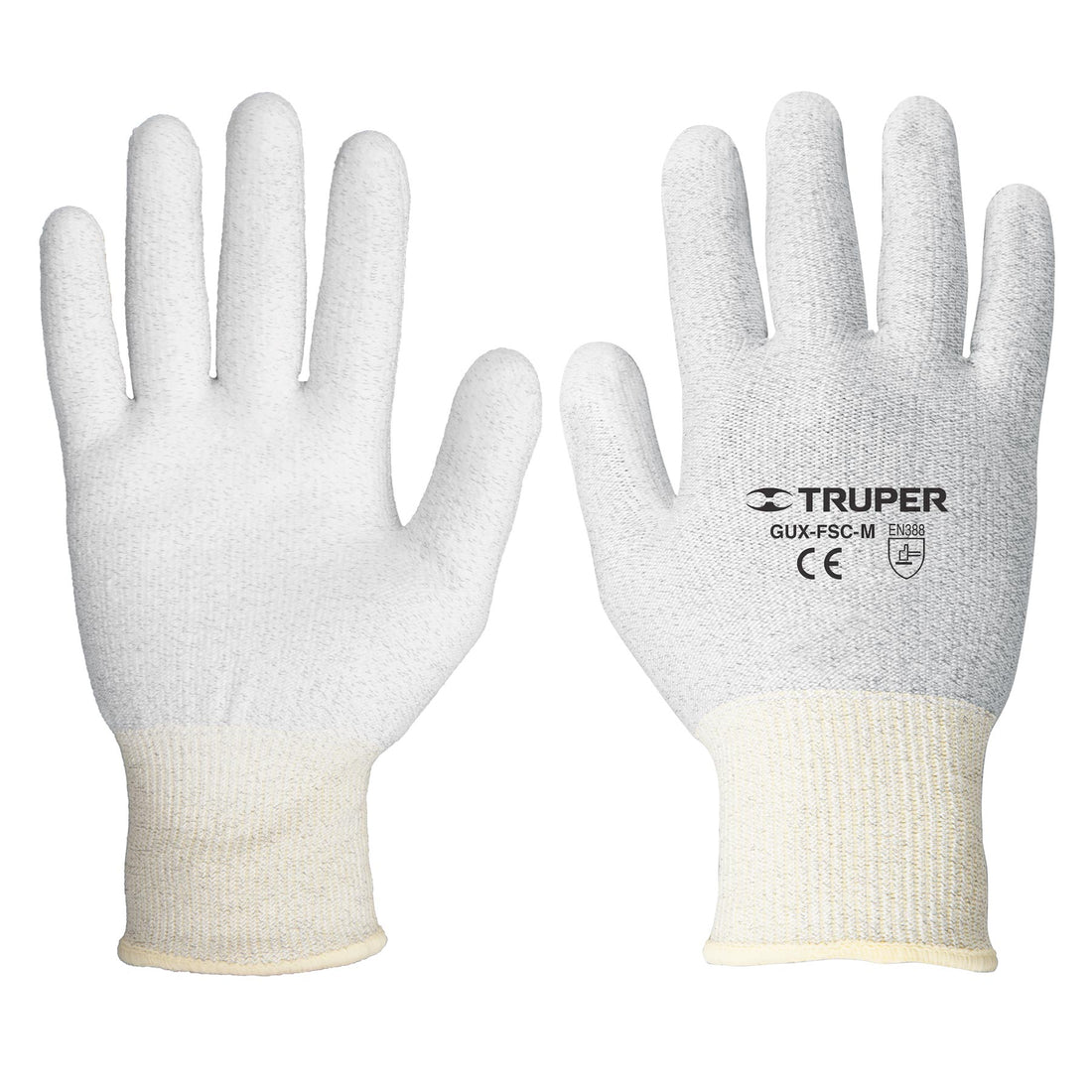 Guantes de fibra de carbono, medianos