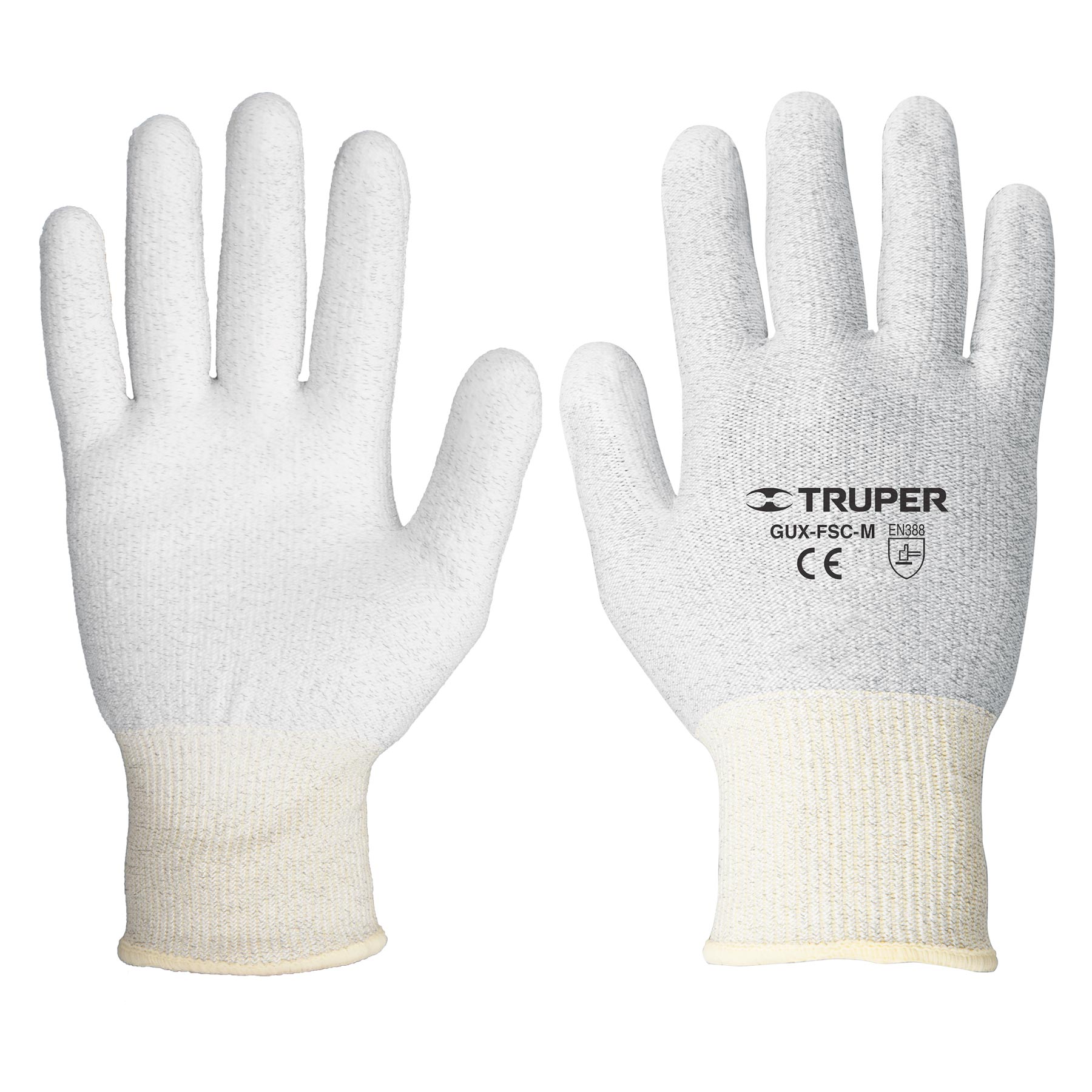 Guantes de fibra de carbono, medianos