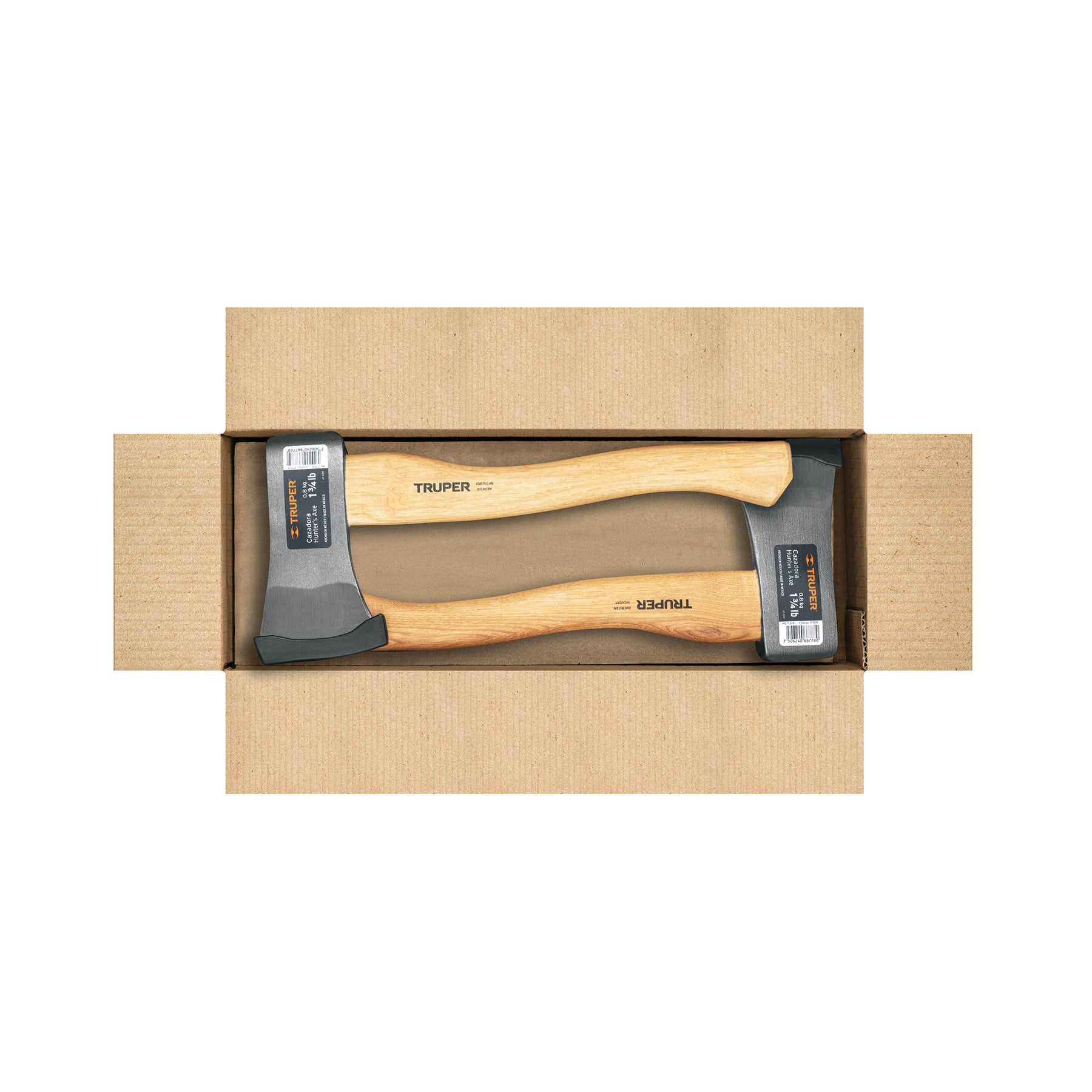 Hacha cazadora 1-3/4 lb, mango hickory 15", TRUPER