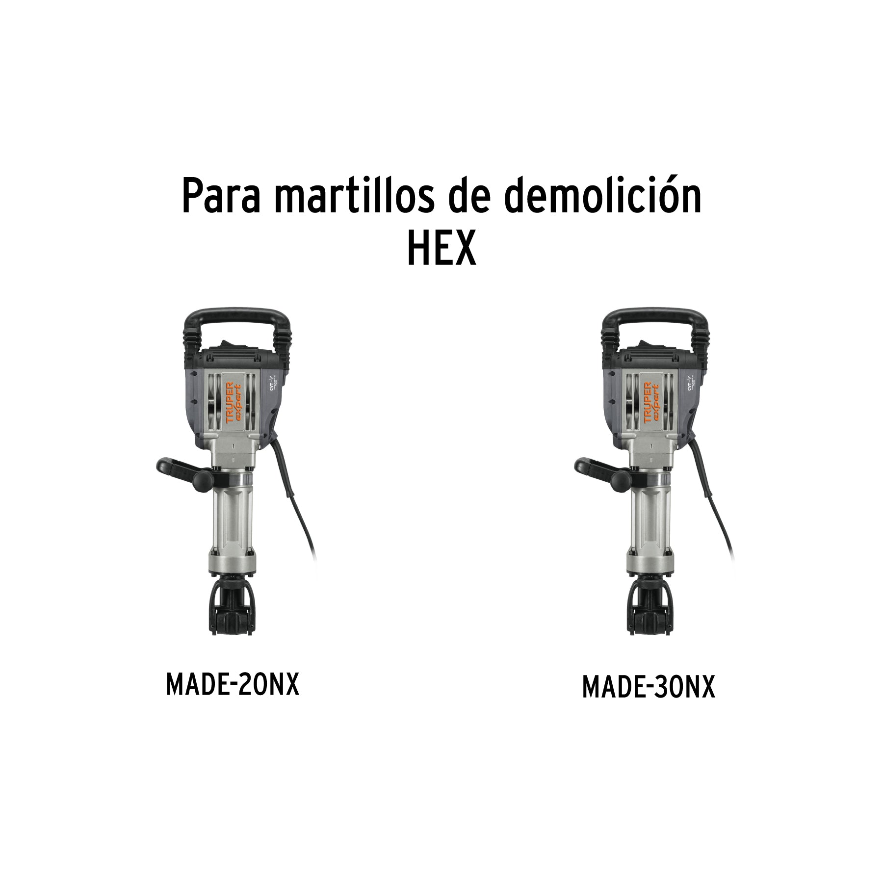 Cincel pala zanco hexagonal de 3" x 16", TRUPER