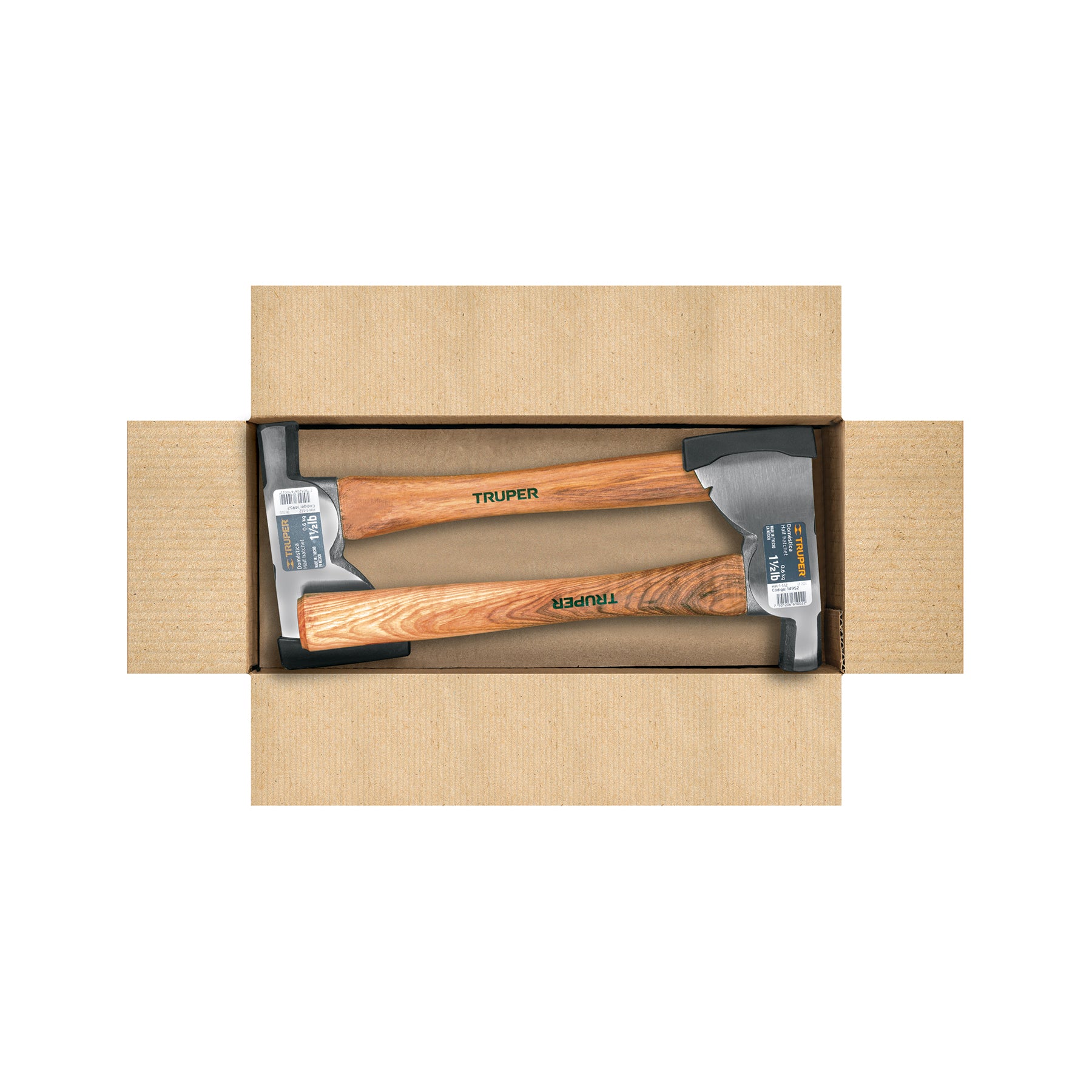 Hacha Doméstica 1-1/2 lb, mango hickory 14", TRUPER