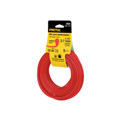 Hilo redondo, para desbrozadora, 2.7mm x12m, tarjeta, PRETUL