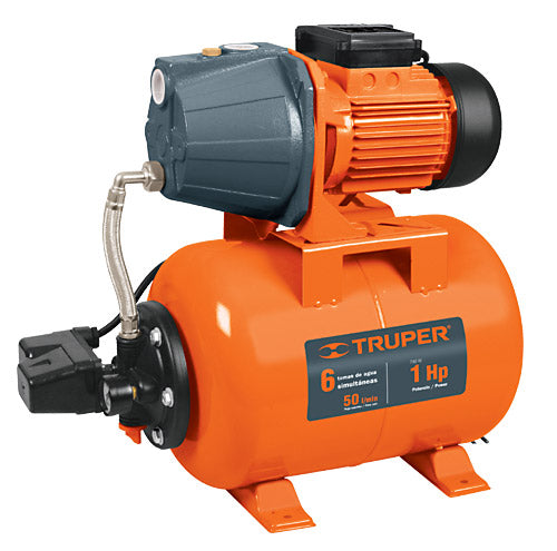 Bomba hidroneumática de 1 HP, 24 litros