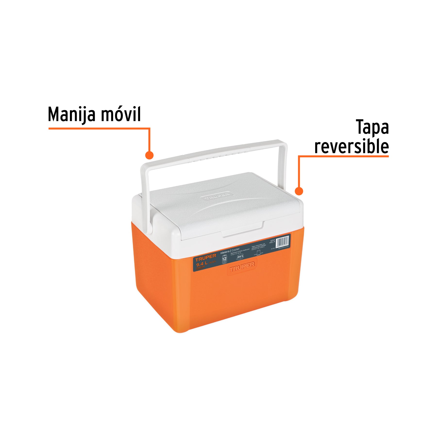 Hielera de 9.4 L, TRUPER