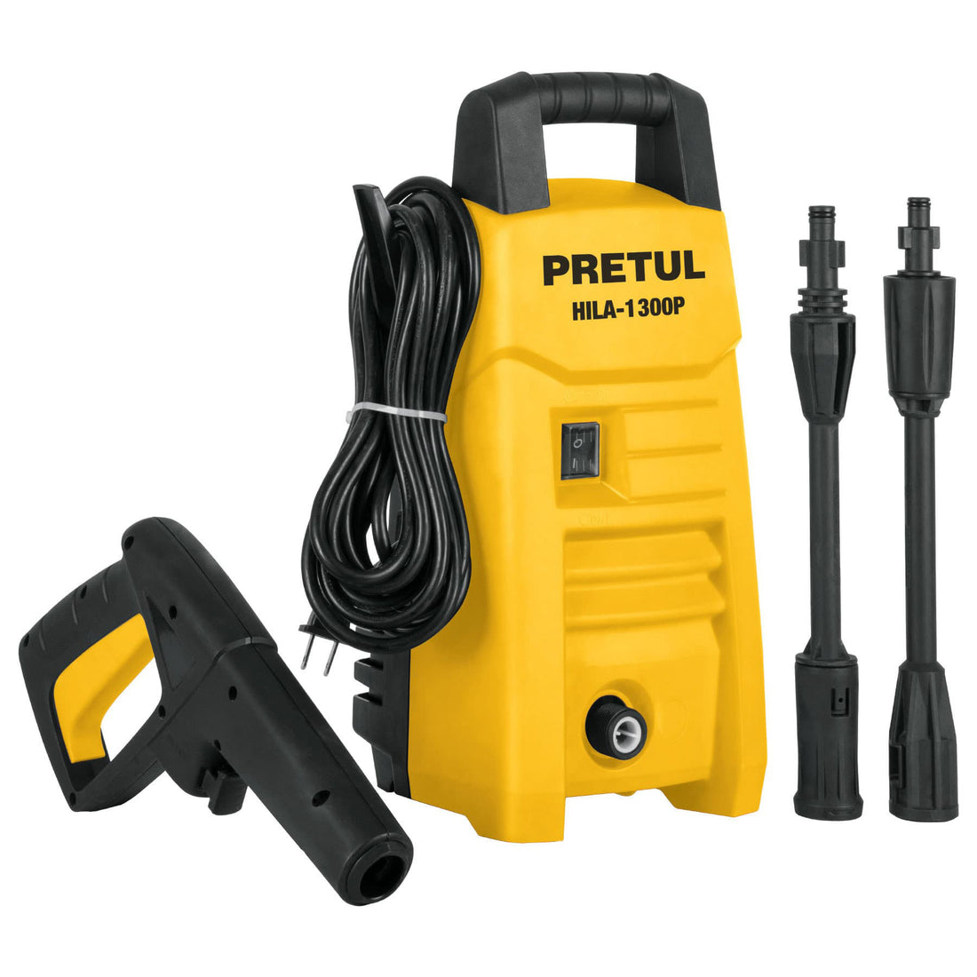 Hidrolavadora eléctrica 1300 PSI, PRETUL
