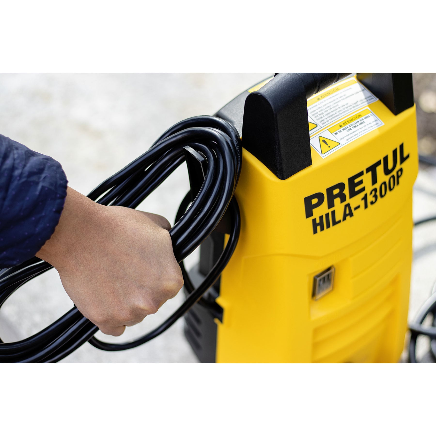 Hidrolavadora eléctrica 1300 PSI, PRETUL