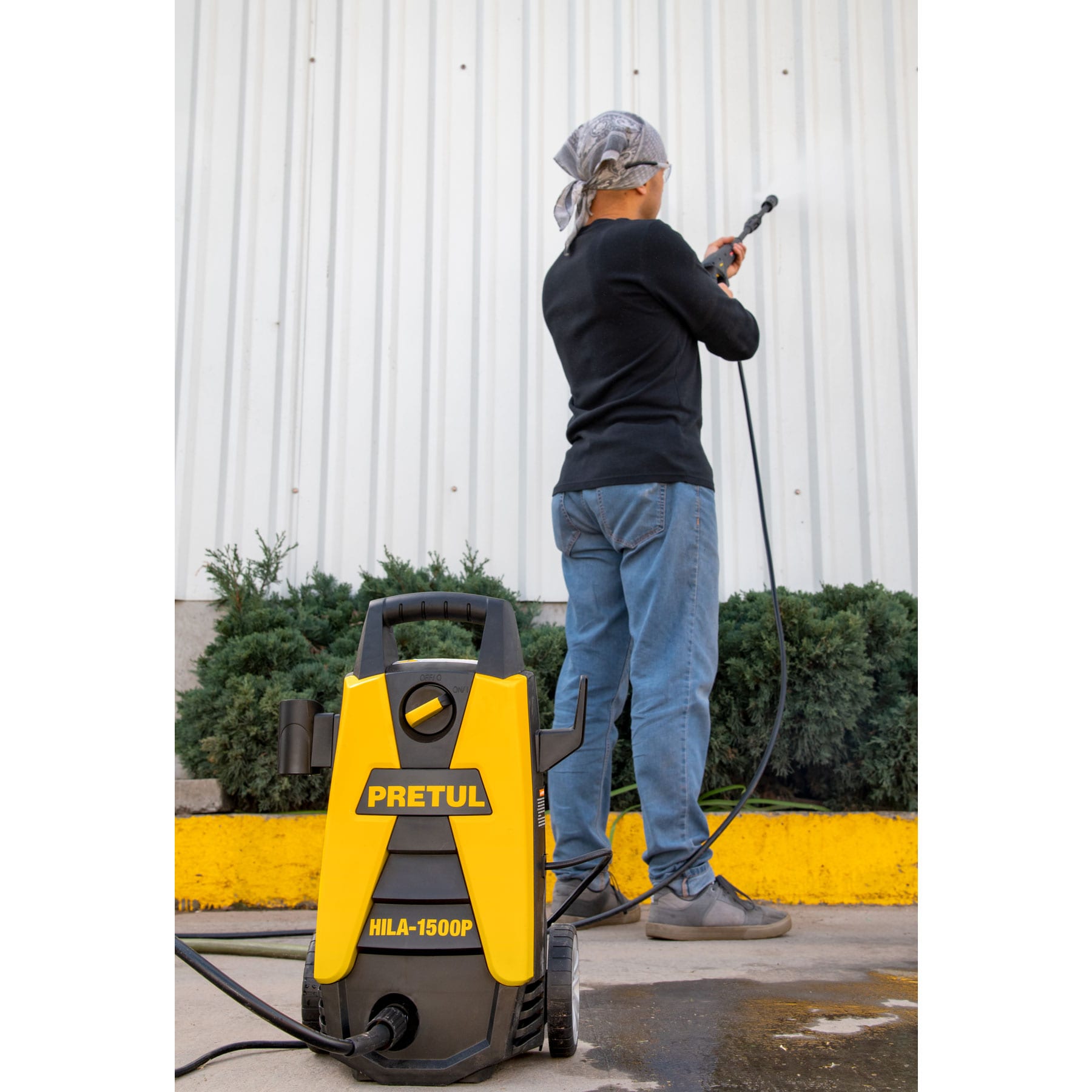 Hidrolavadora eléctrica 1500 PSI, PRETUL