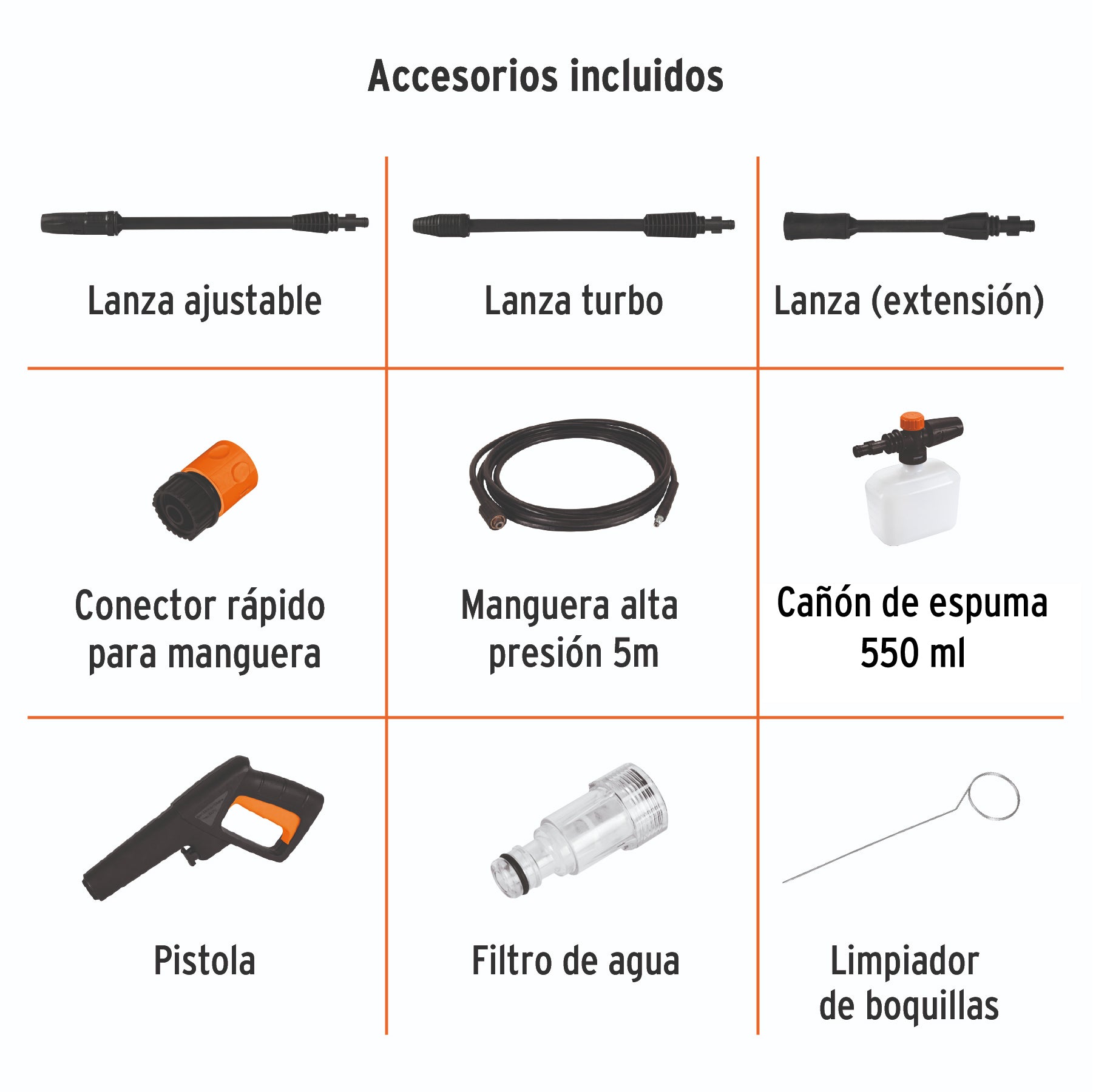 Hidrolavadora eléctrica 1500 PSI, TRUPER