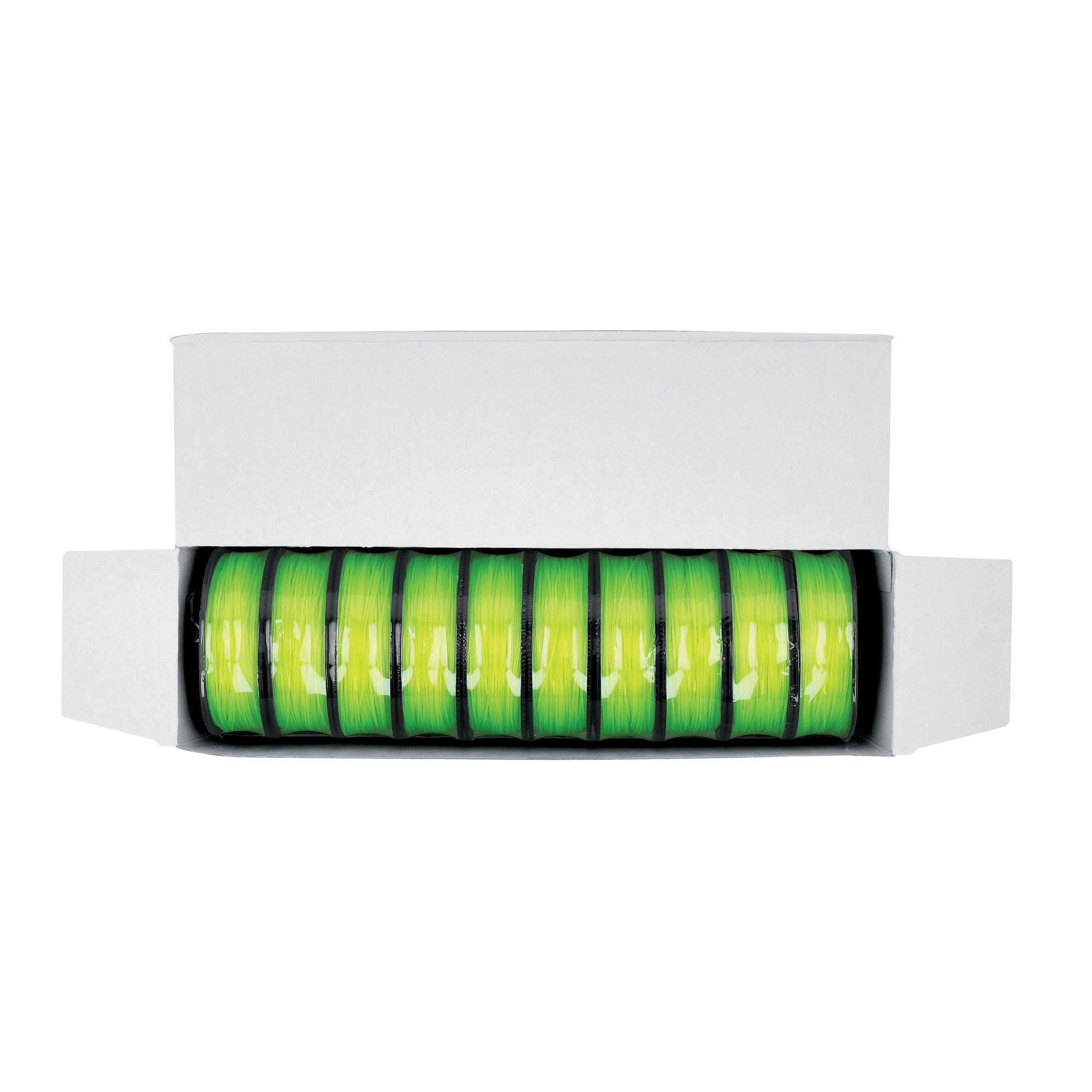 Carrete con 100 m de hilo para pesca verde calibre 1.00 mm