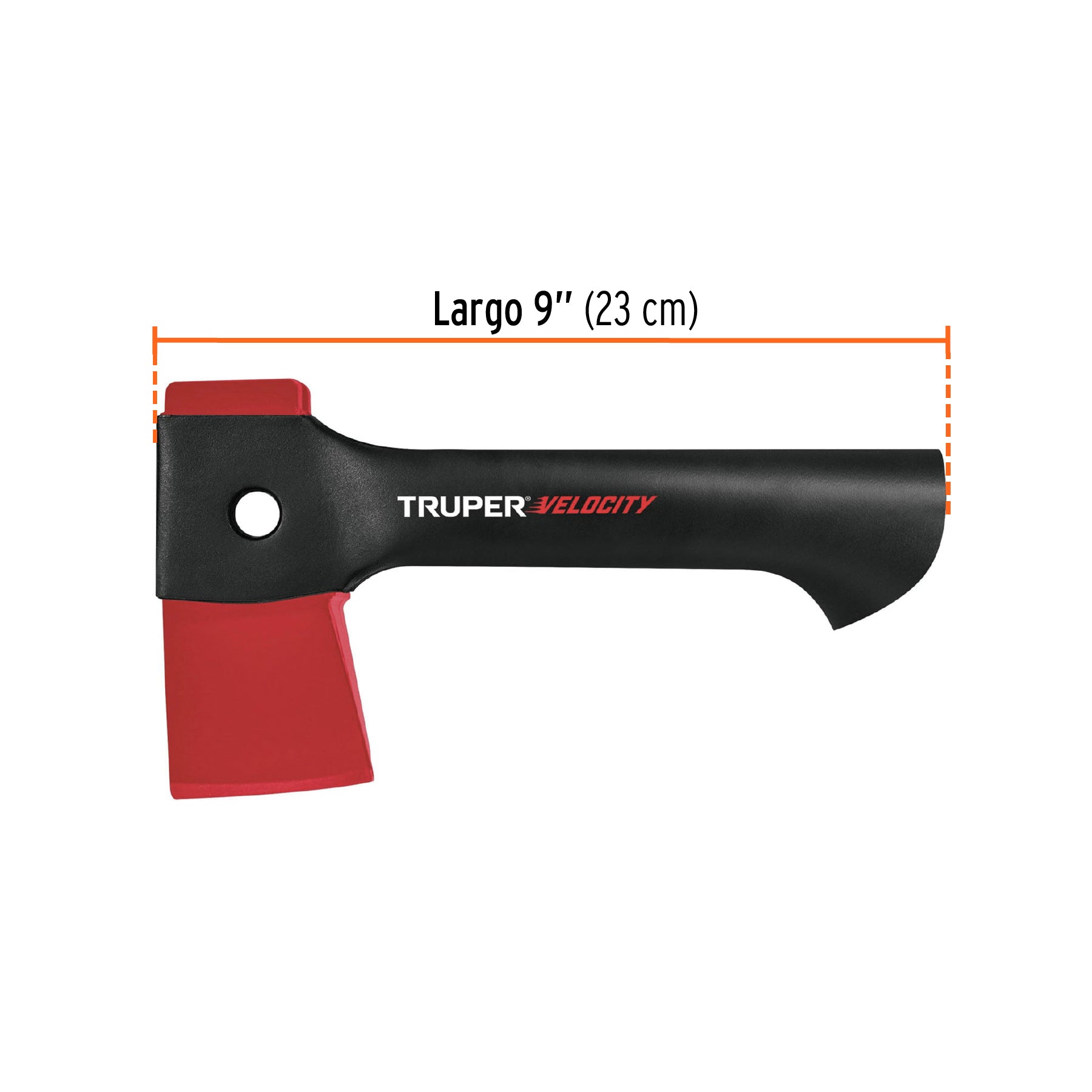 Hacha cazadora 1 lb mango de nylon de 9", TRUPER Velocity