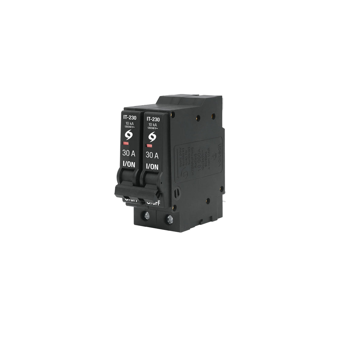 Interruptor de 2 polos 30A, enchufable, VOLTECK