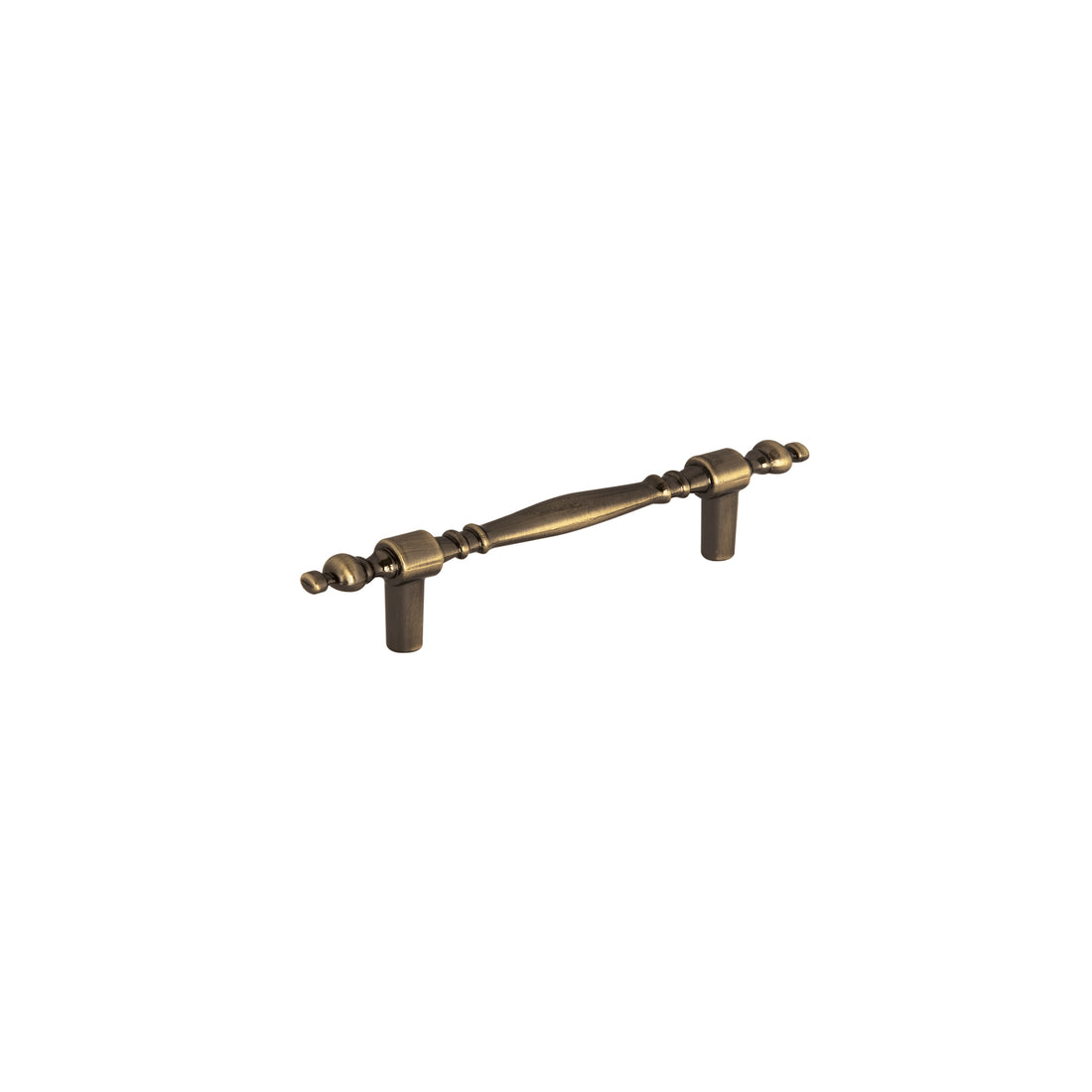 Jaladera metálica de 76 mm estilo "Colonial", latón antiguo