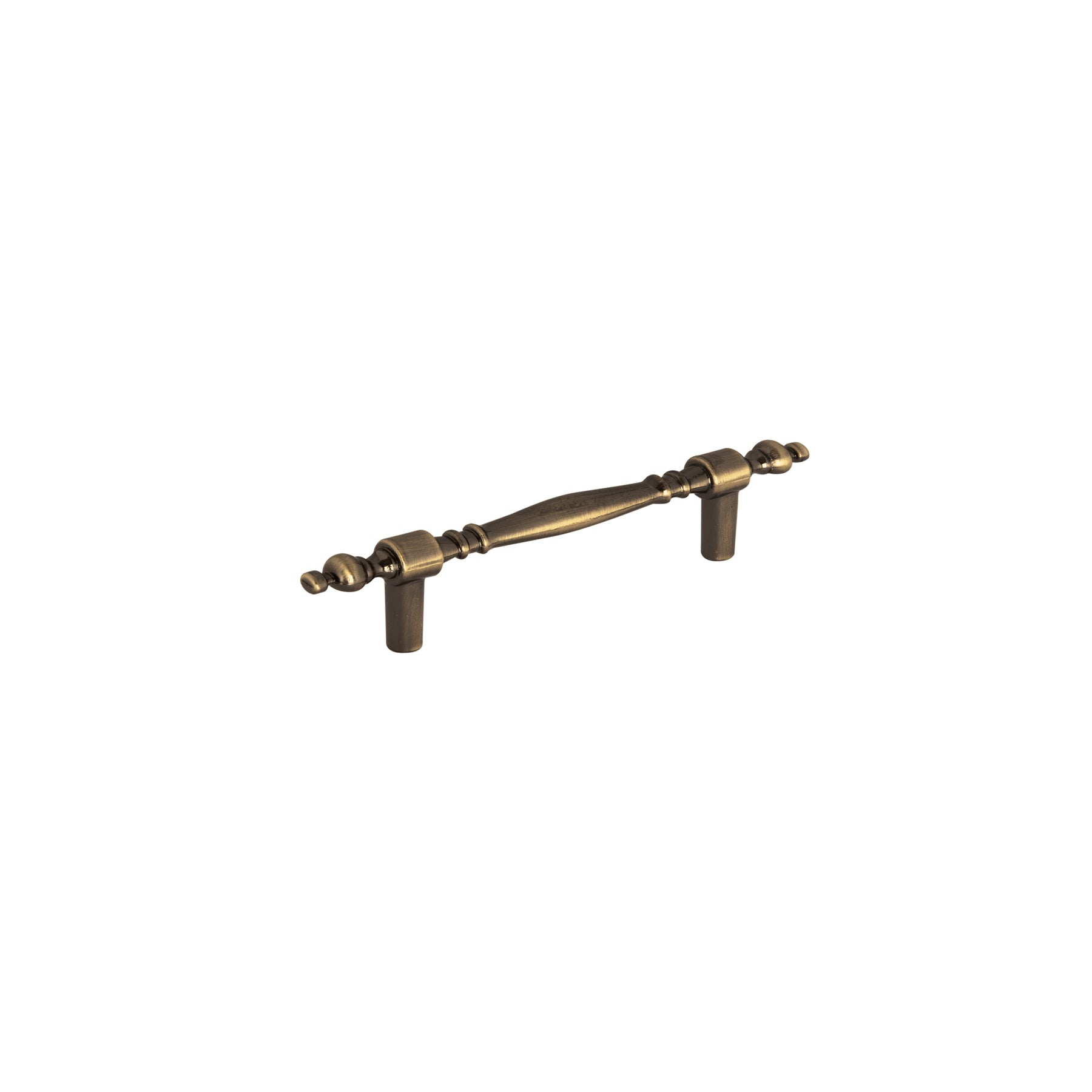 Jaladera metálica de 76 mm estilo "Colonial", latón antiguo