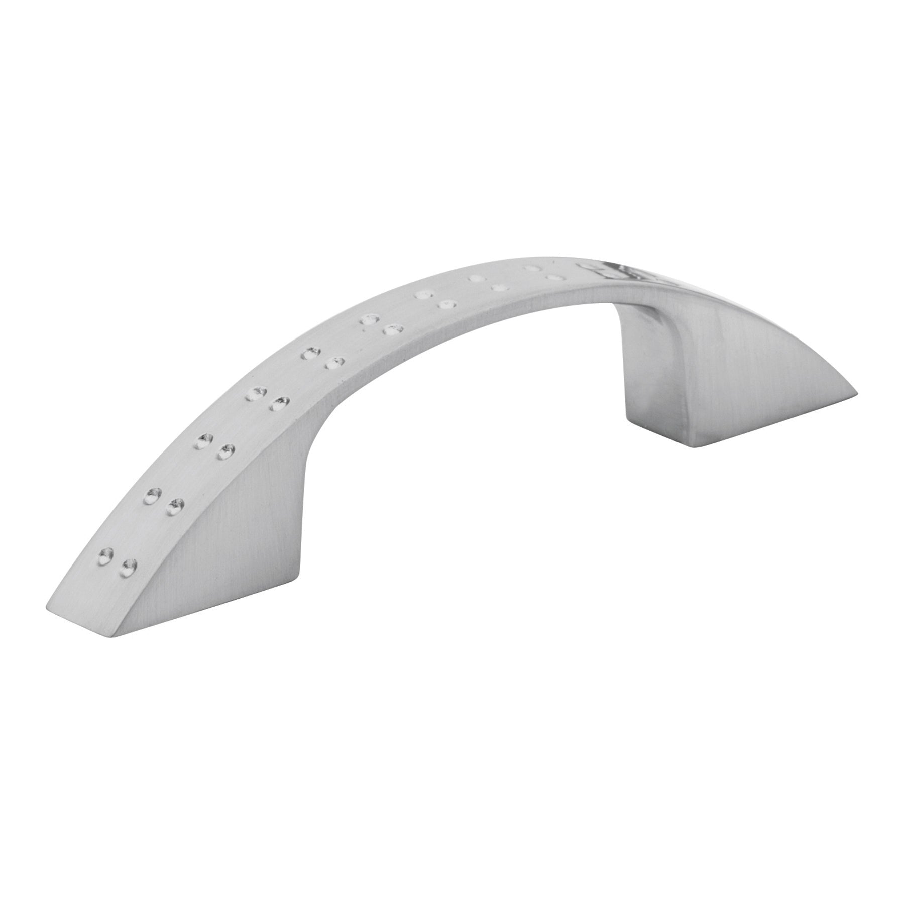 Jaladera, níquel satinado, estilo Dominó, 64 mm