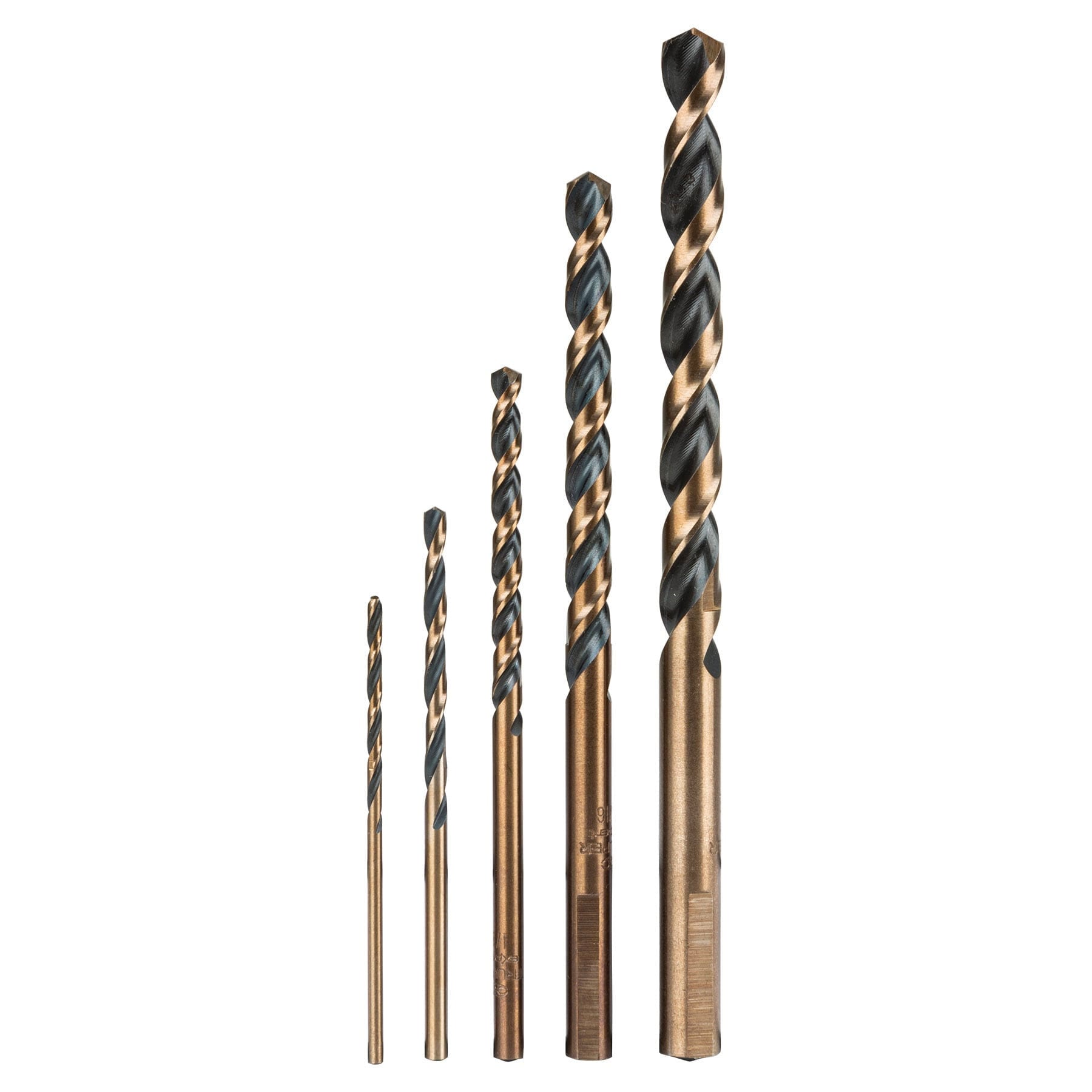 Juego de 5 brocas HSS para metal, TRUPER EXPERT