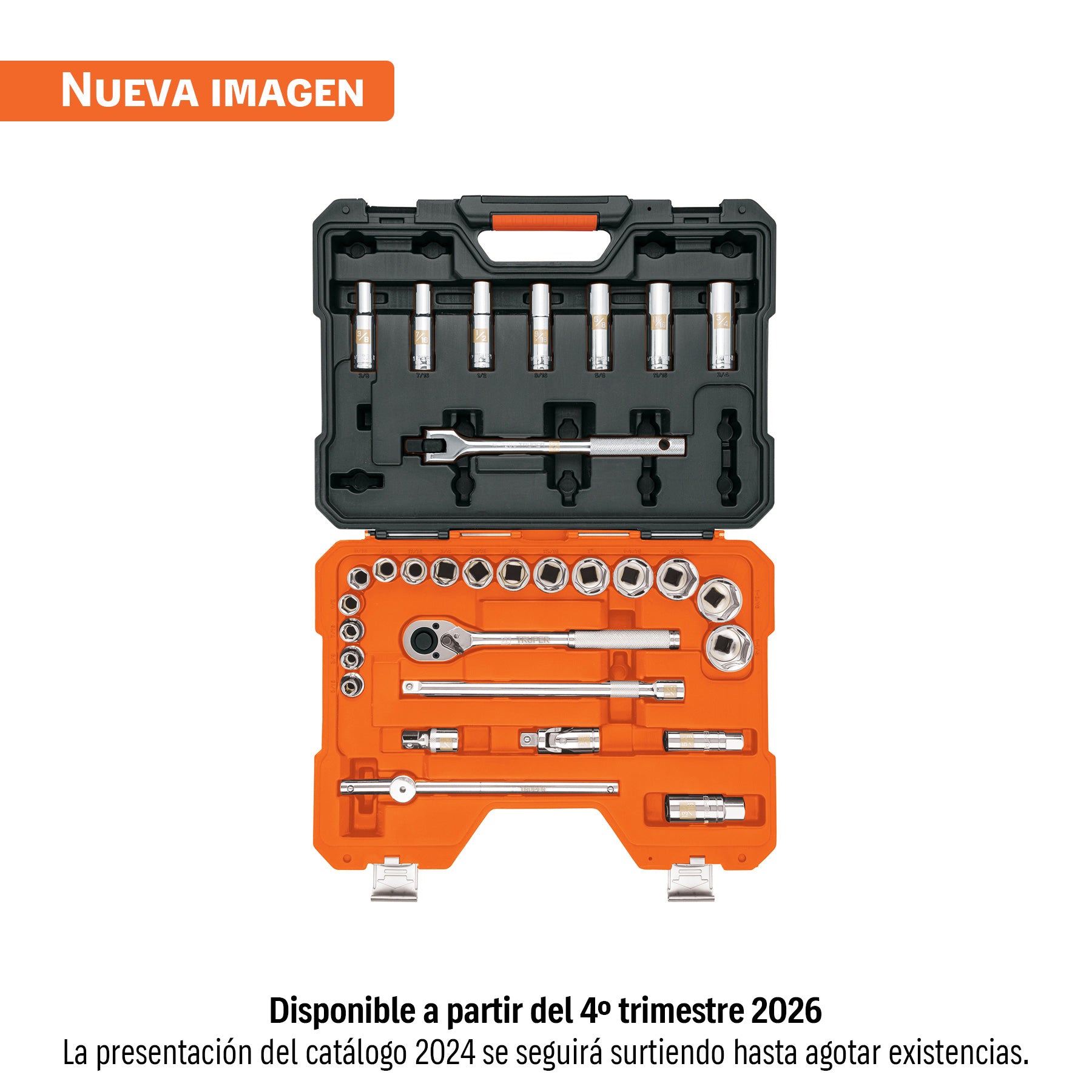 Juego de 31 herramientas cuadro 1/2" std para mecánico